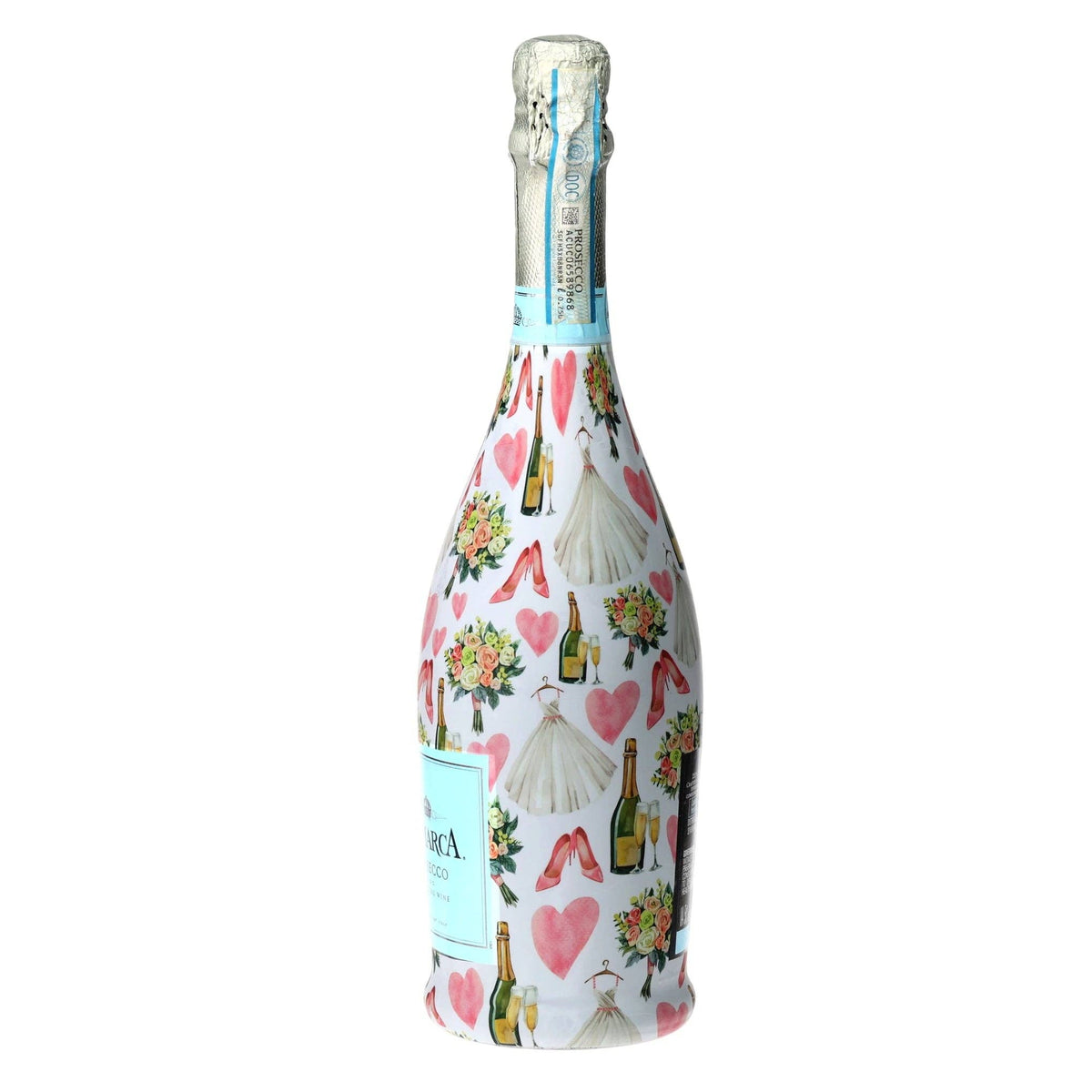 Wedding Prosecco Bottle Wrap – Bridal Shower Gift