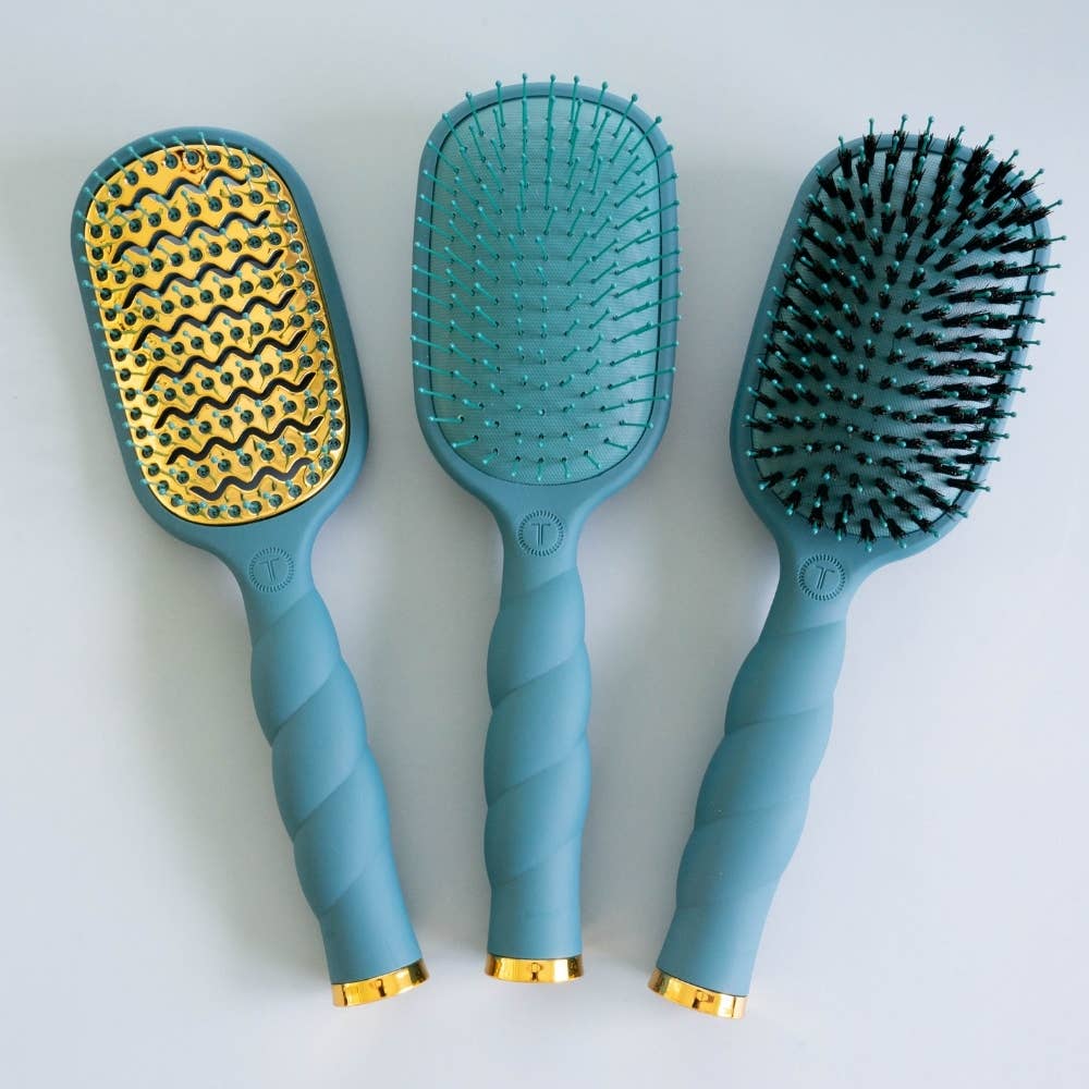 Teleties Vented | Teal With It | Full Size Brush