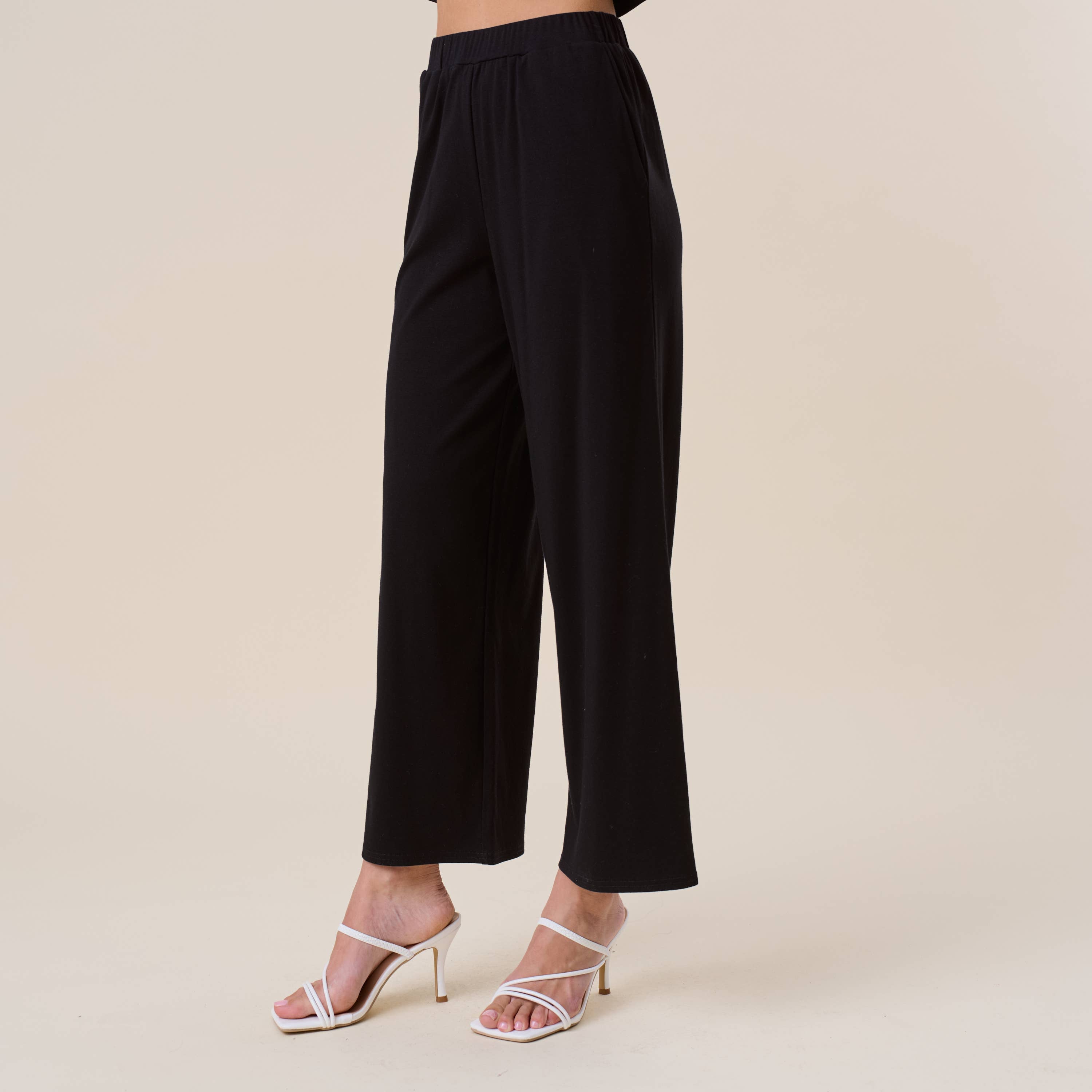 Black Ankle Trouser