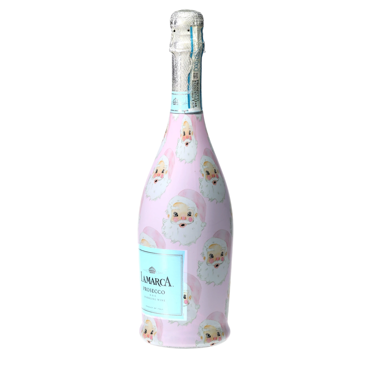 Pink Santa Prosecco Bottle Wrap – Christmas Gift