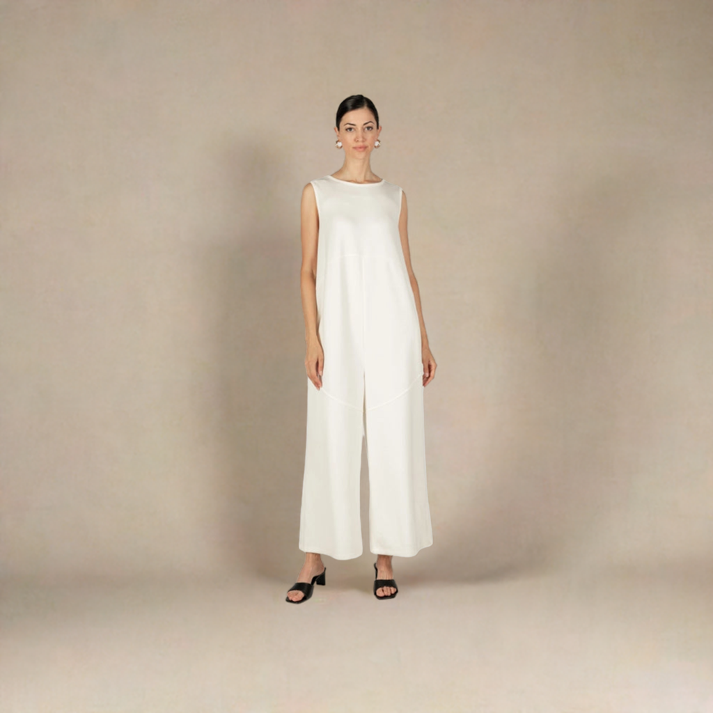 Buttermilk Collection Binding Detail Jumpsuit