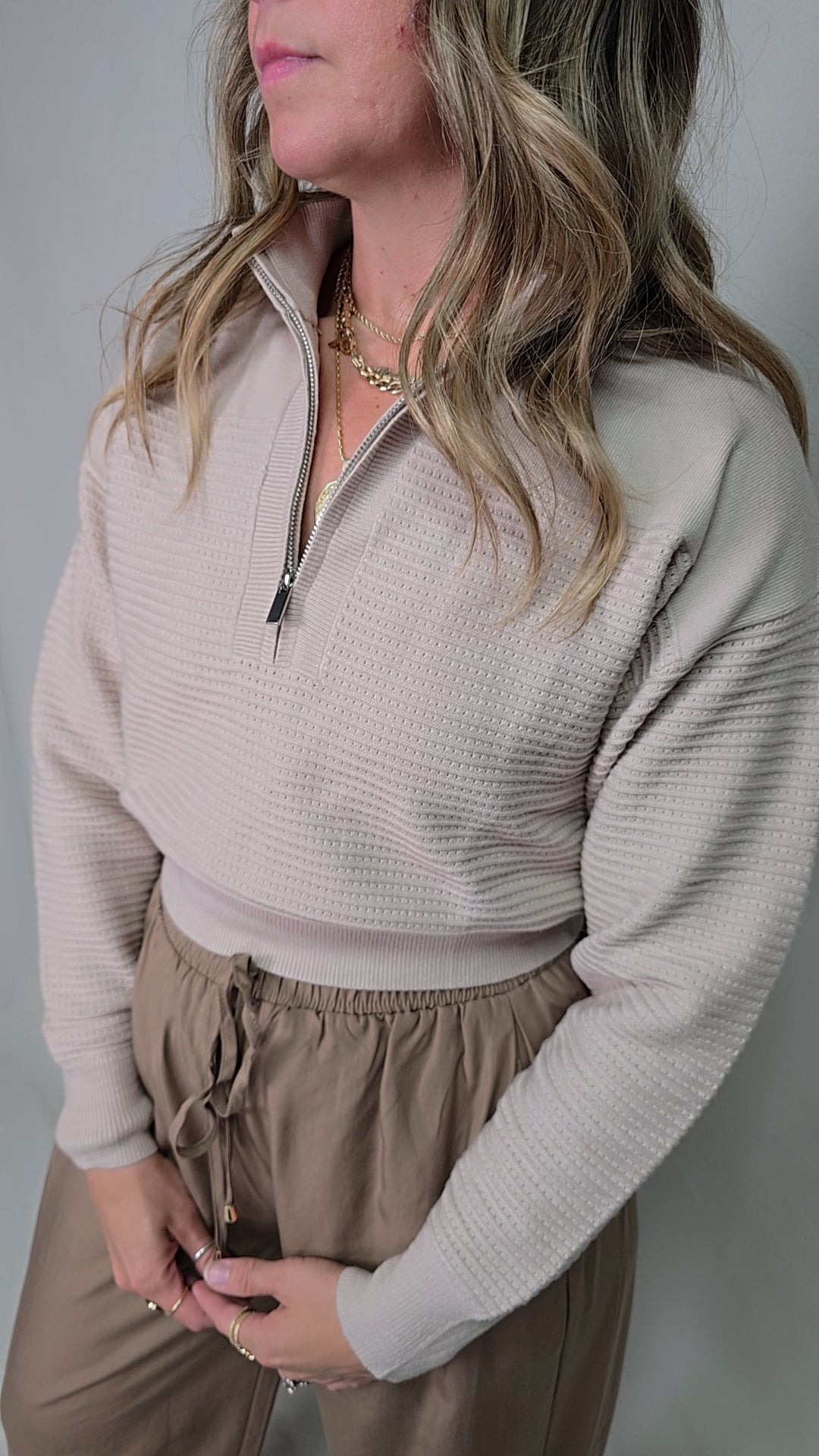 Dolman Half Zip