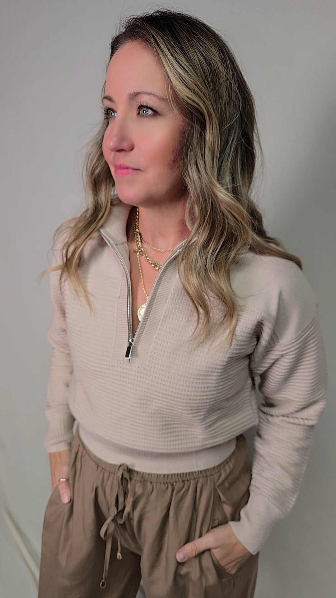 Dolman Half Zip
