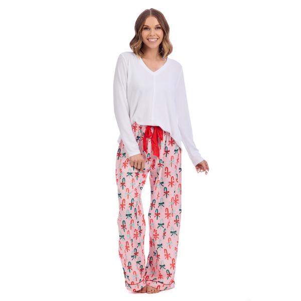 Candy Cane Holiday Pajama Pants
