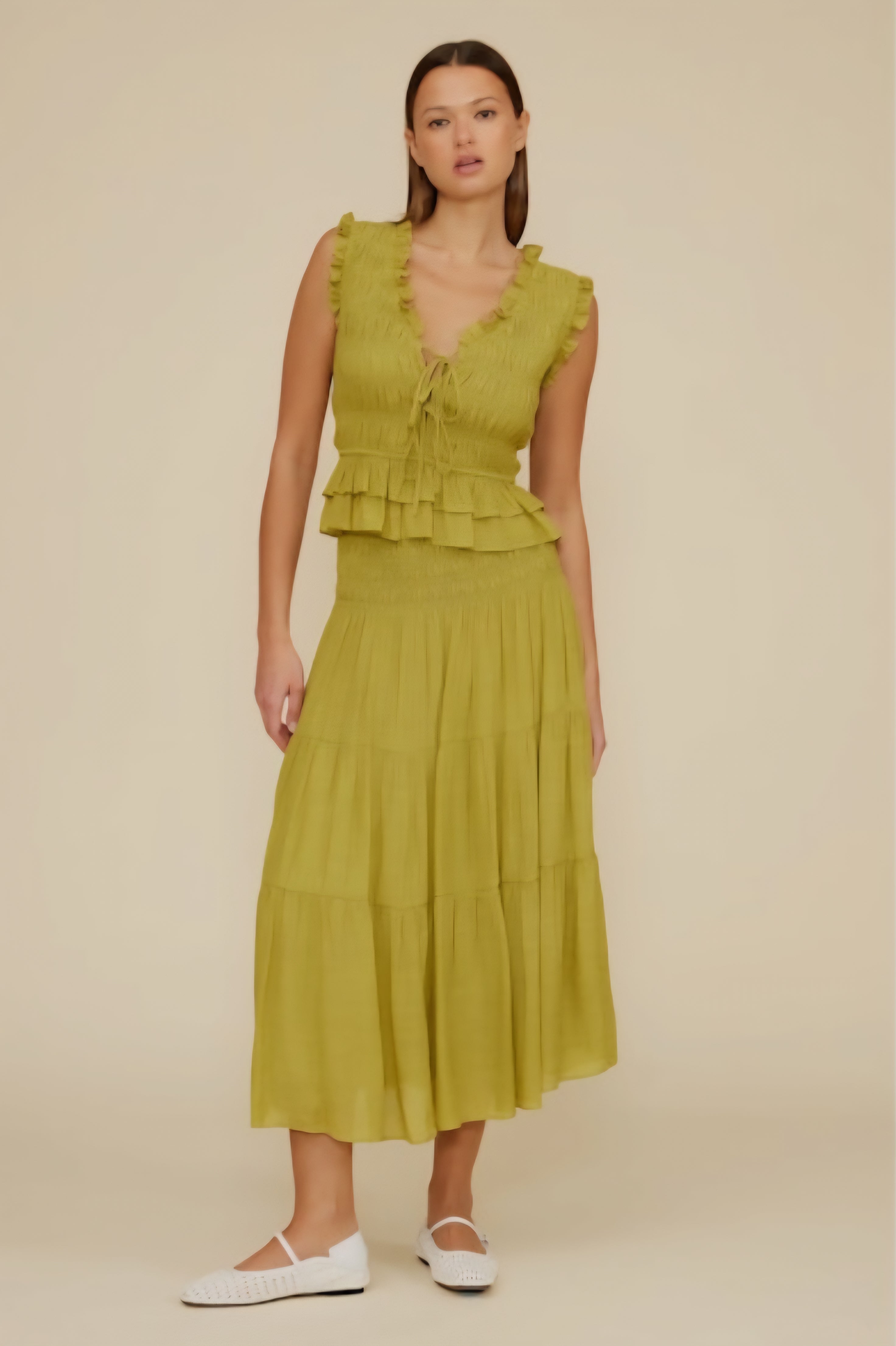 Tropez Smocked Skirt