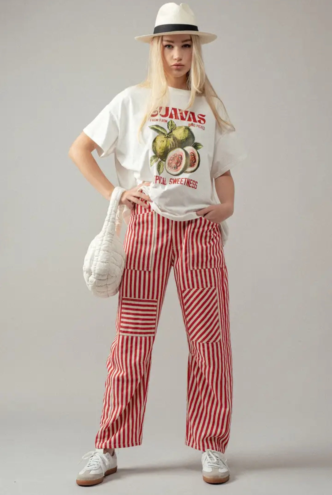 Railroad Striped Patch Pocket