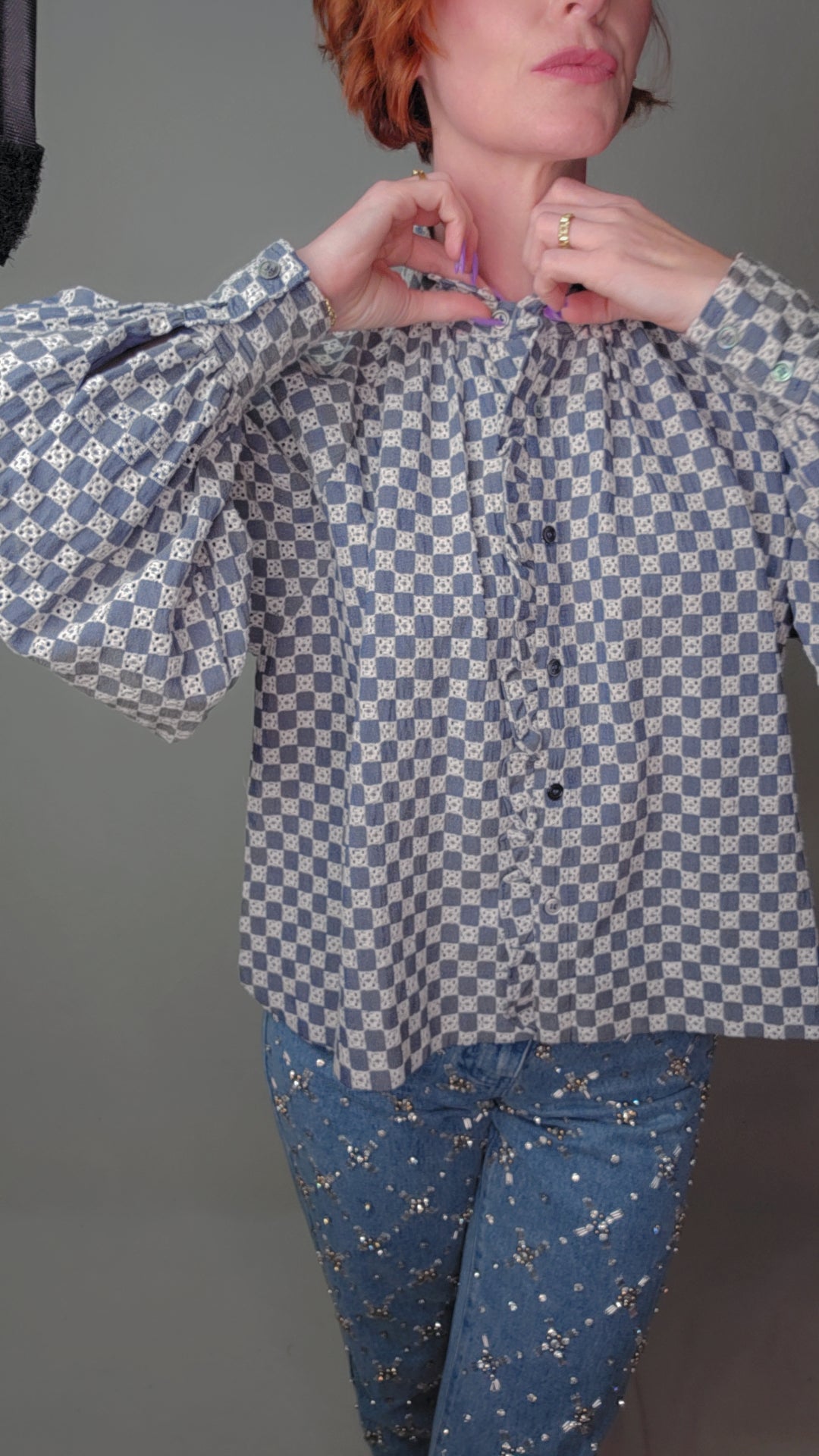 ZINNIA Blue Denim Shirt