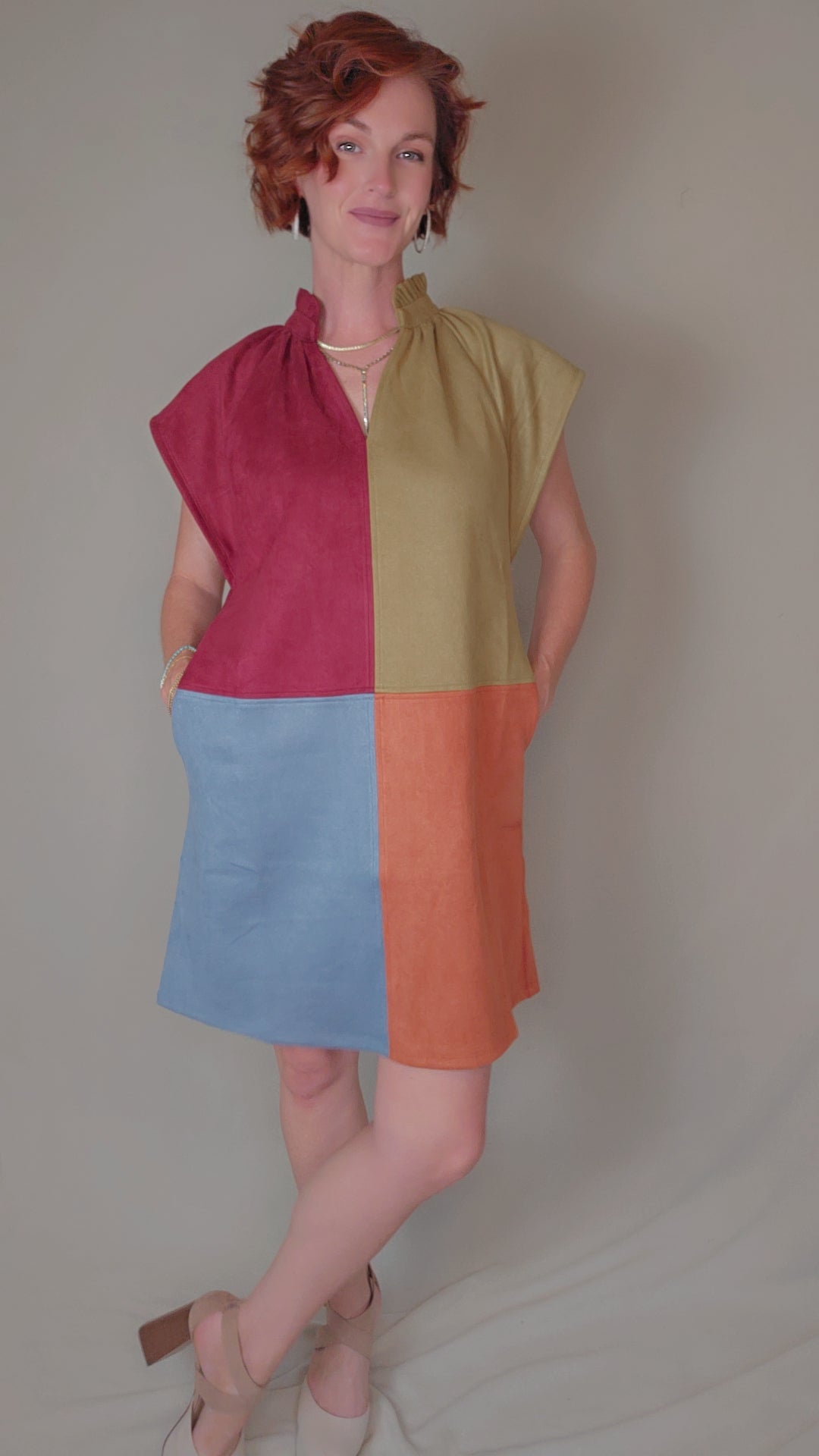 Colorblock Dress