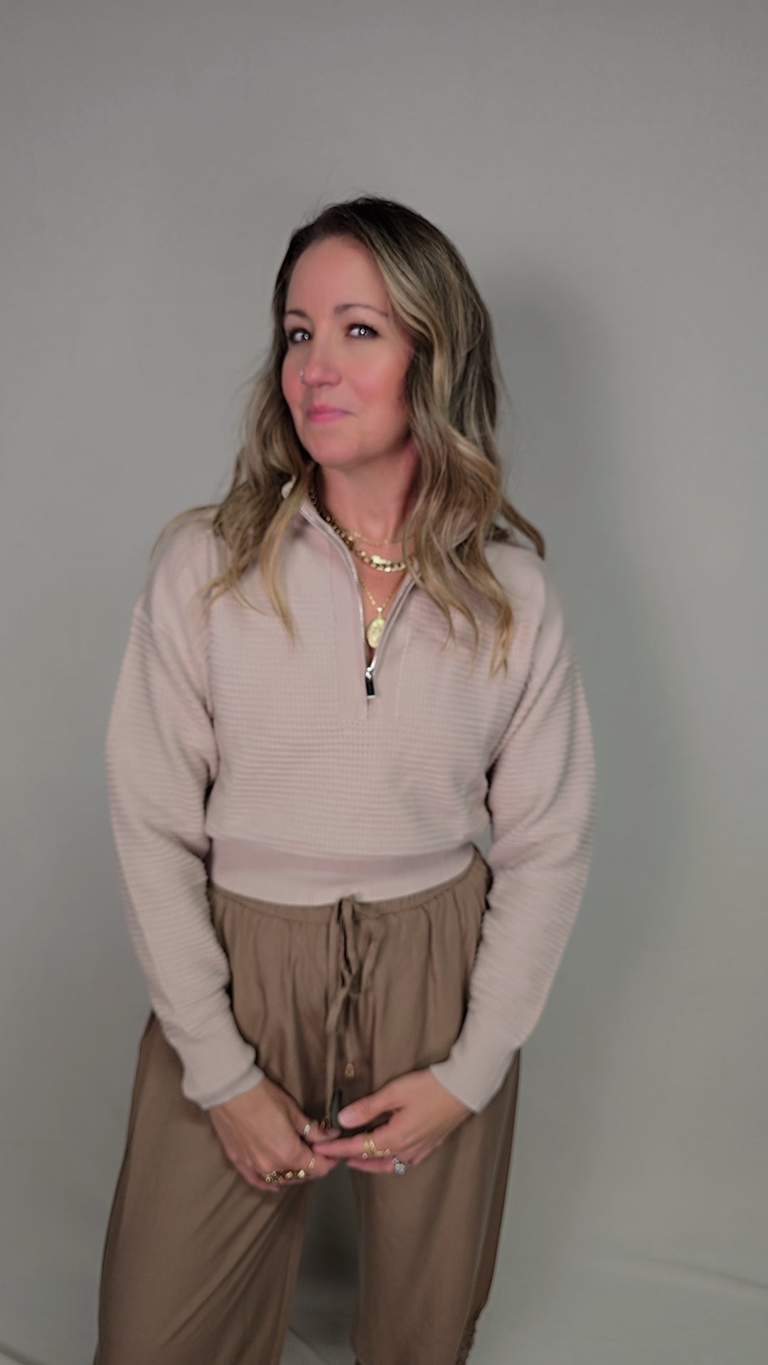 Dolman Half Zip