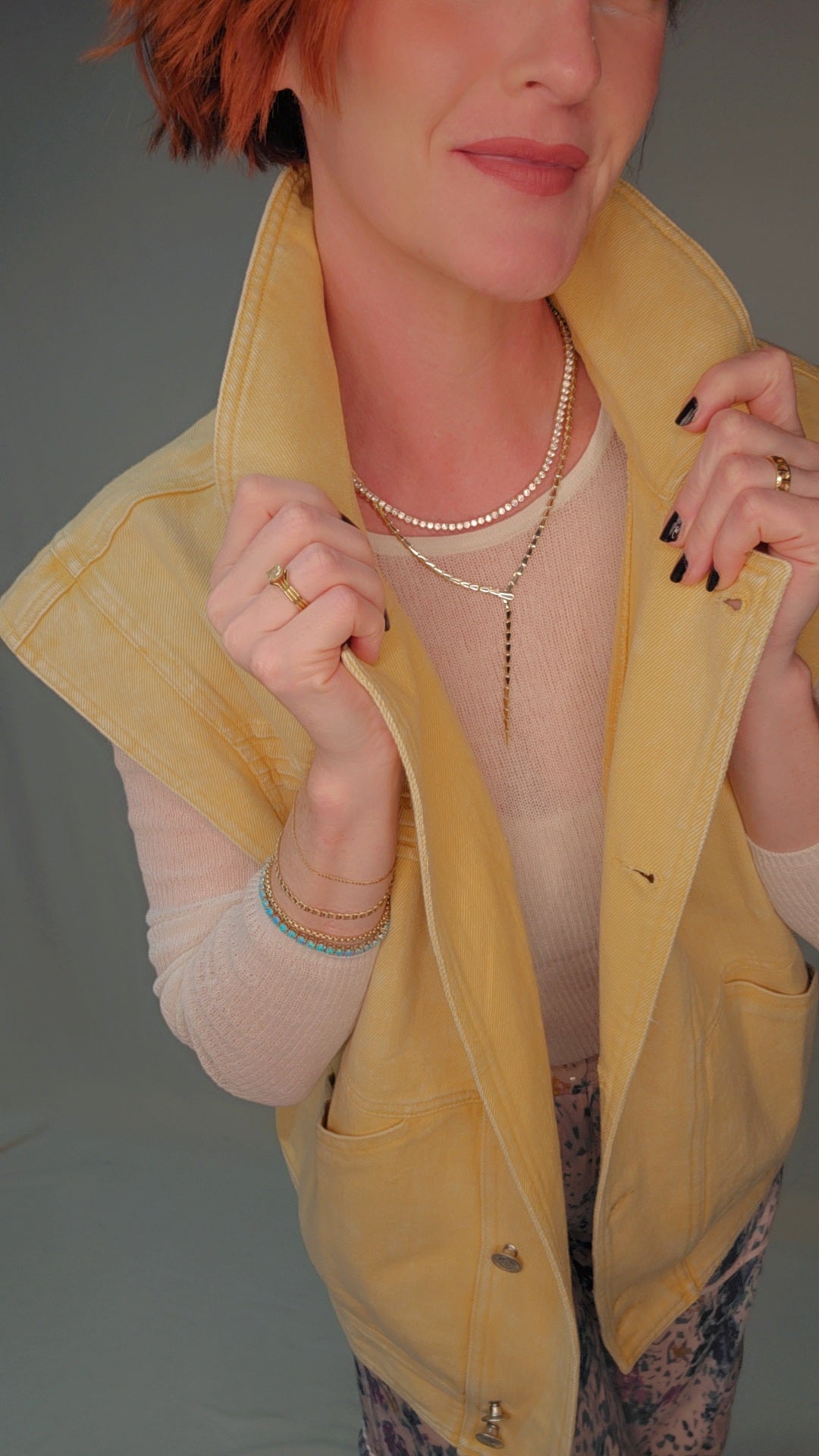 Golden Hour Denim Vest