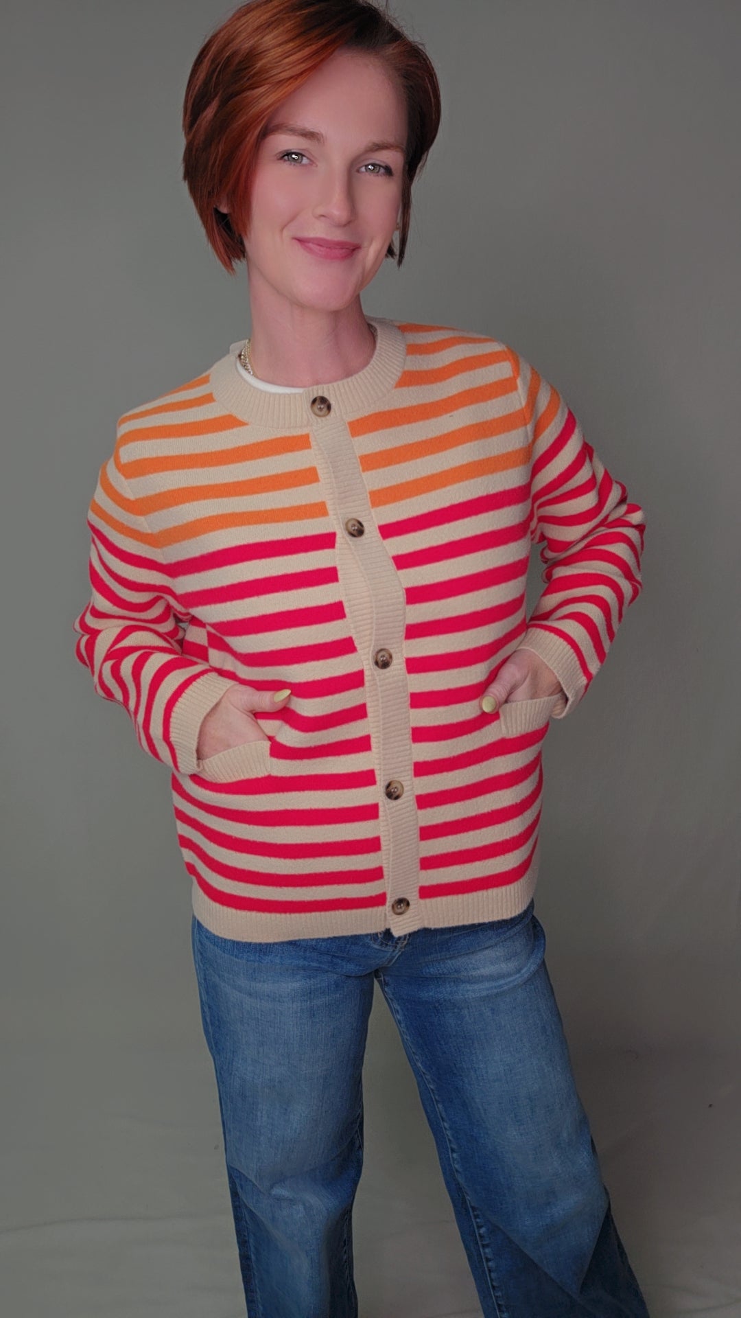 Sunset Stripes Cardi