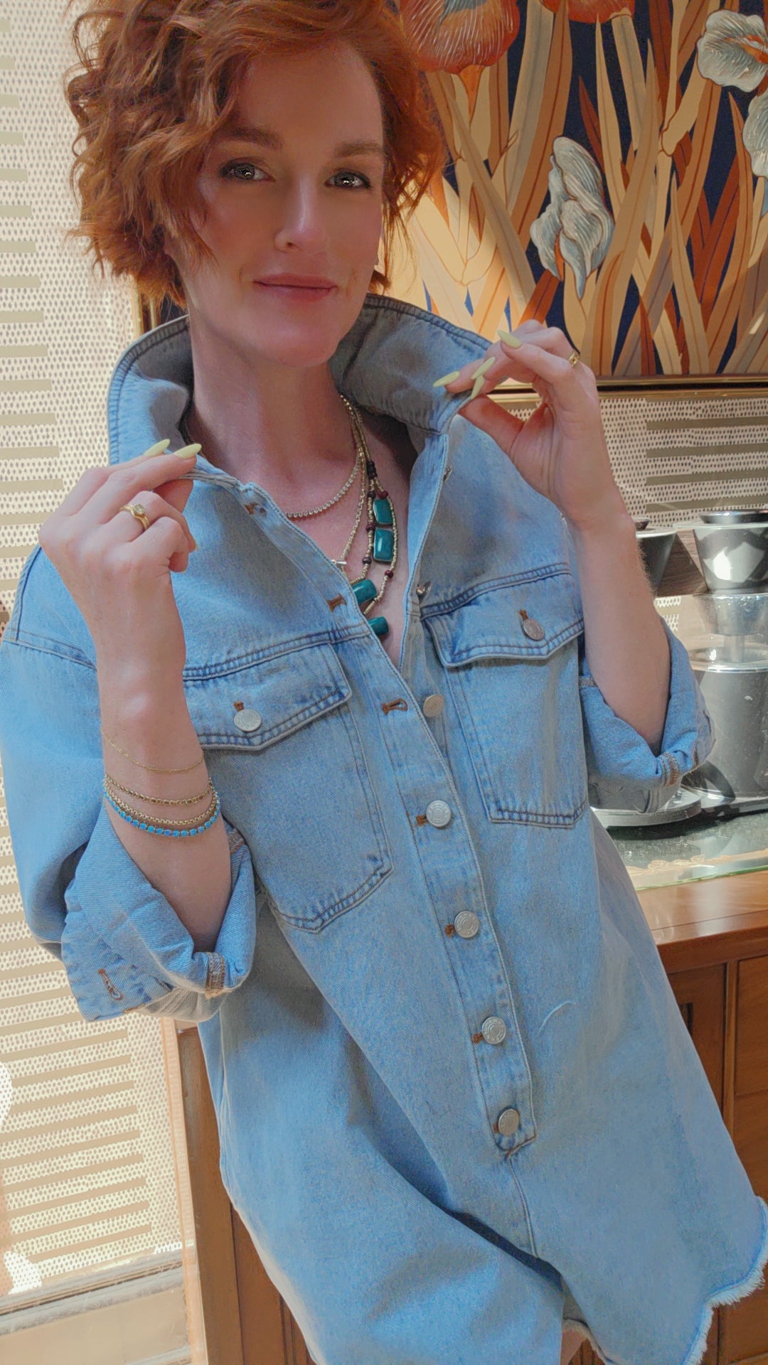 Denim Light Wash Romper
