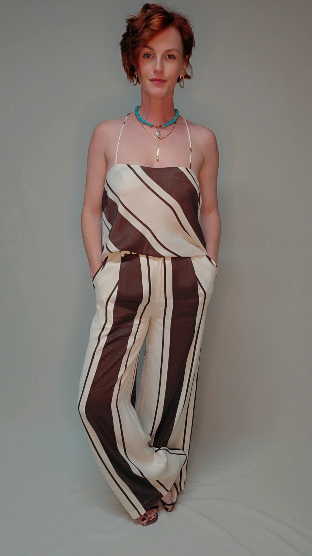 Coco Cream Crisscross Cami Top