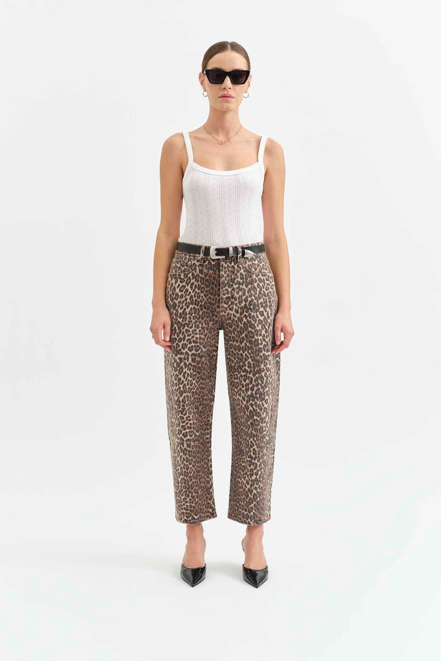 Daze Denim | Westward High Rise Barrel Leg in Cool Cat