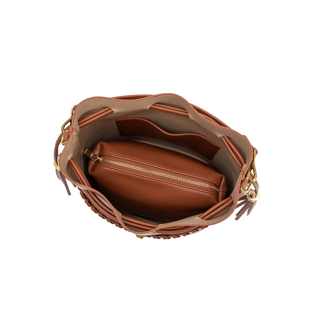 Janae Saddle Leather Top Handle Bag