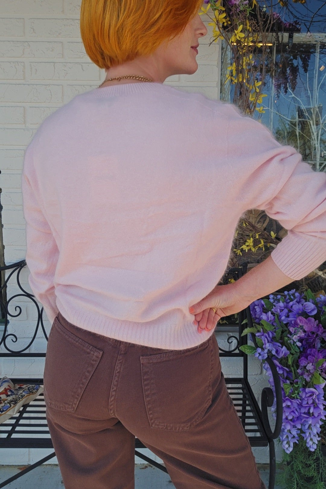 Women's Silk Long Sleeve Cozy Sweater