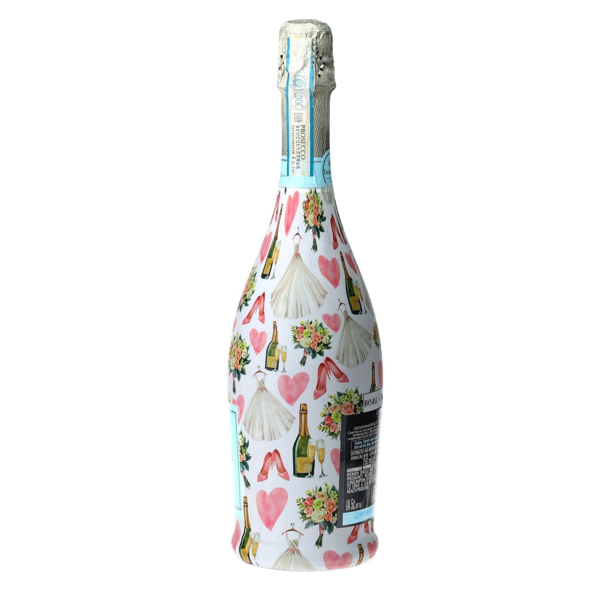 Wedding Prosecco Bottle Wrap – Bridal Shower Gift