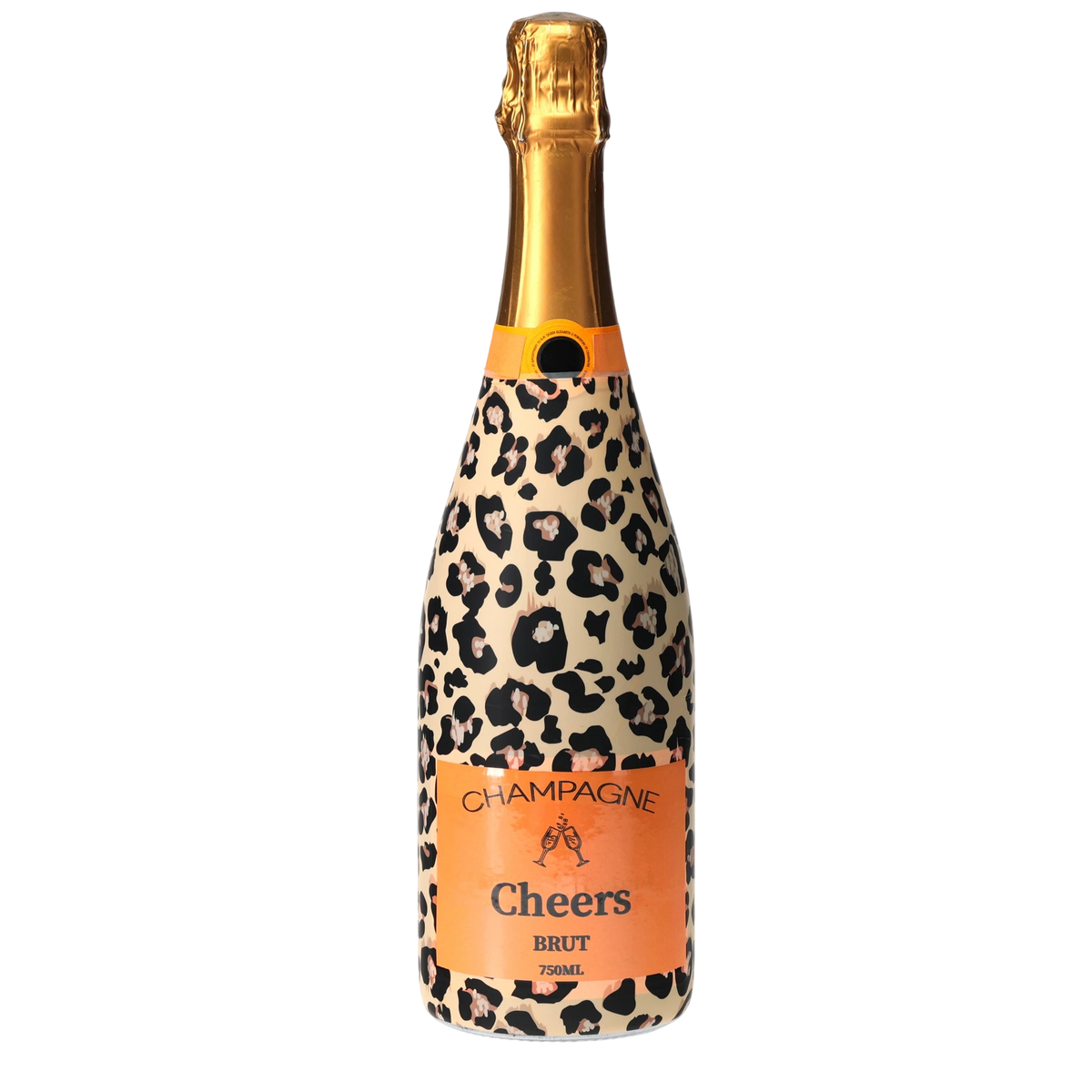 Leopard Champagne Bottle Wrap – Hostess Gift