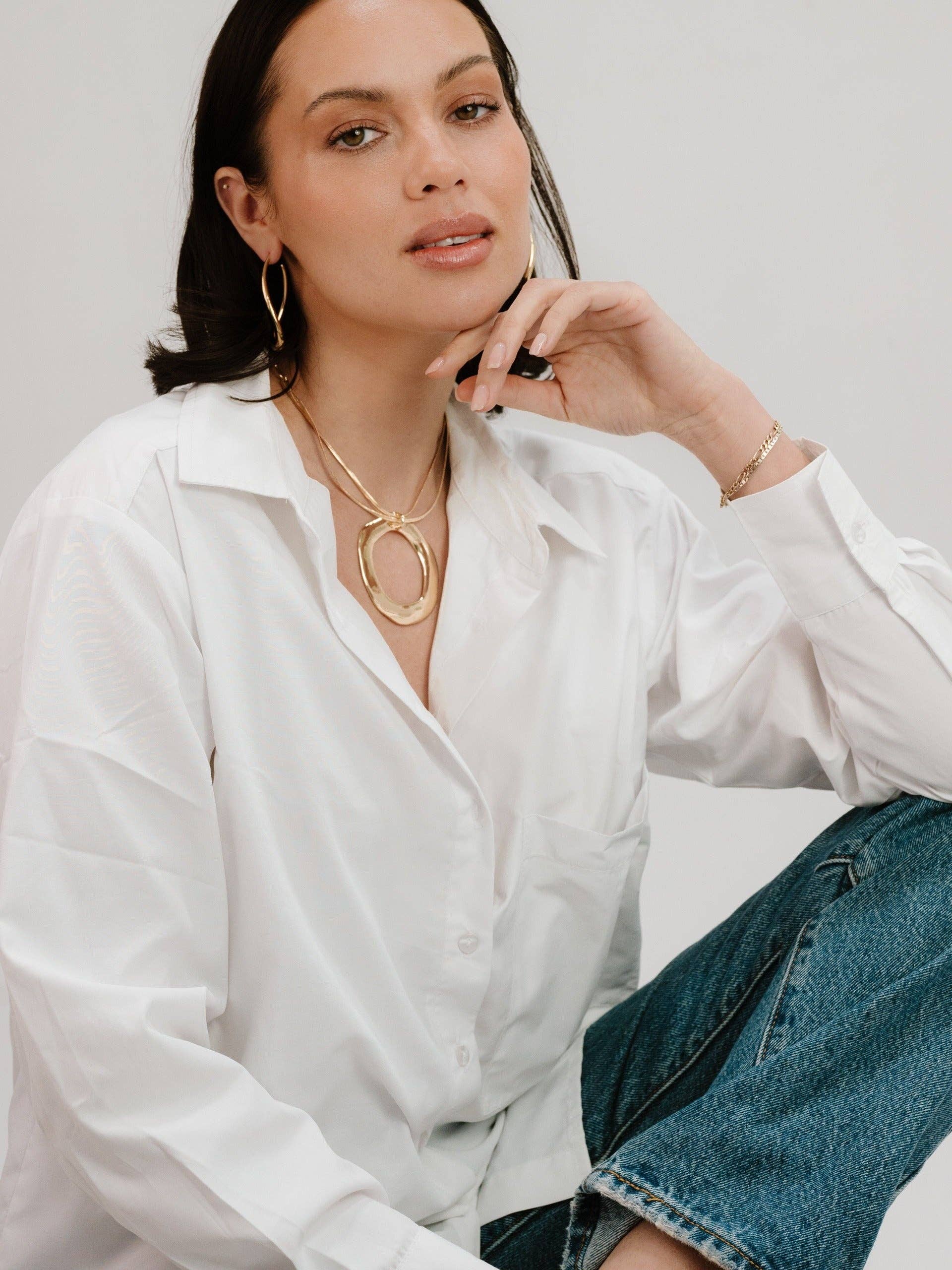 Open Circle Necklace