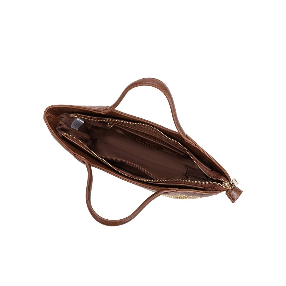 Kaylee Saddle Recycled Vegan Top Handle Bag