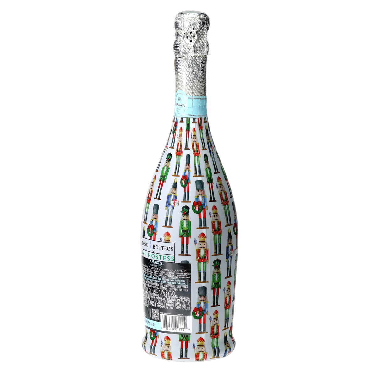 Nutcracker Prosecco Bottle Wrap – Christmas Hostess Gift