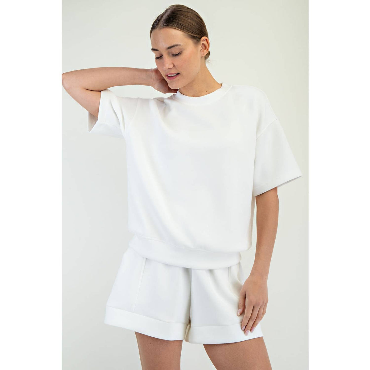 MODAL SCUBA BASIC SHORT SLEEVE TOP