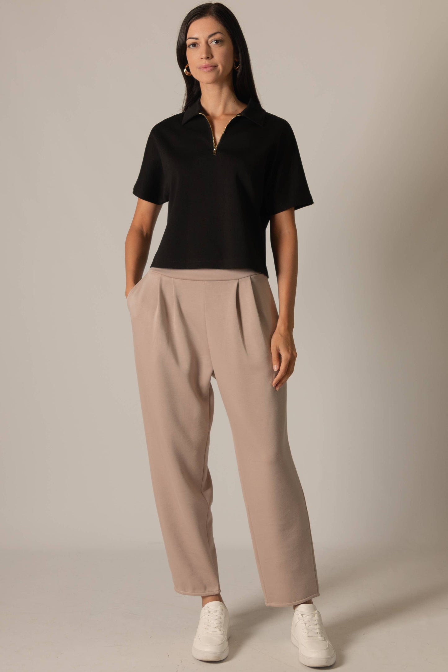 Buttermilk Collection Quarter Zip Top