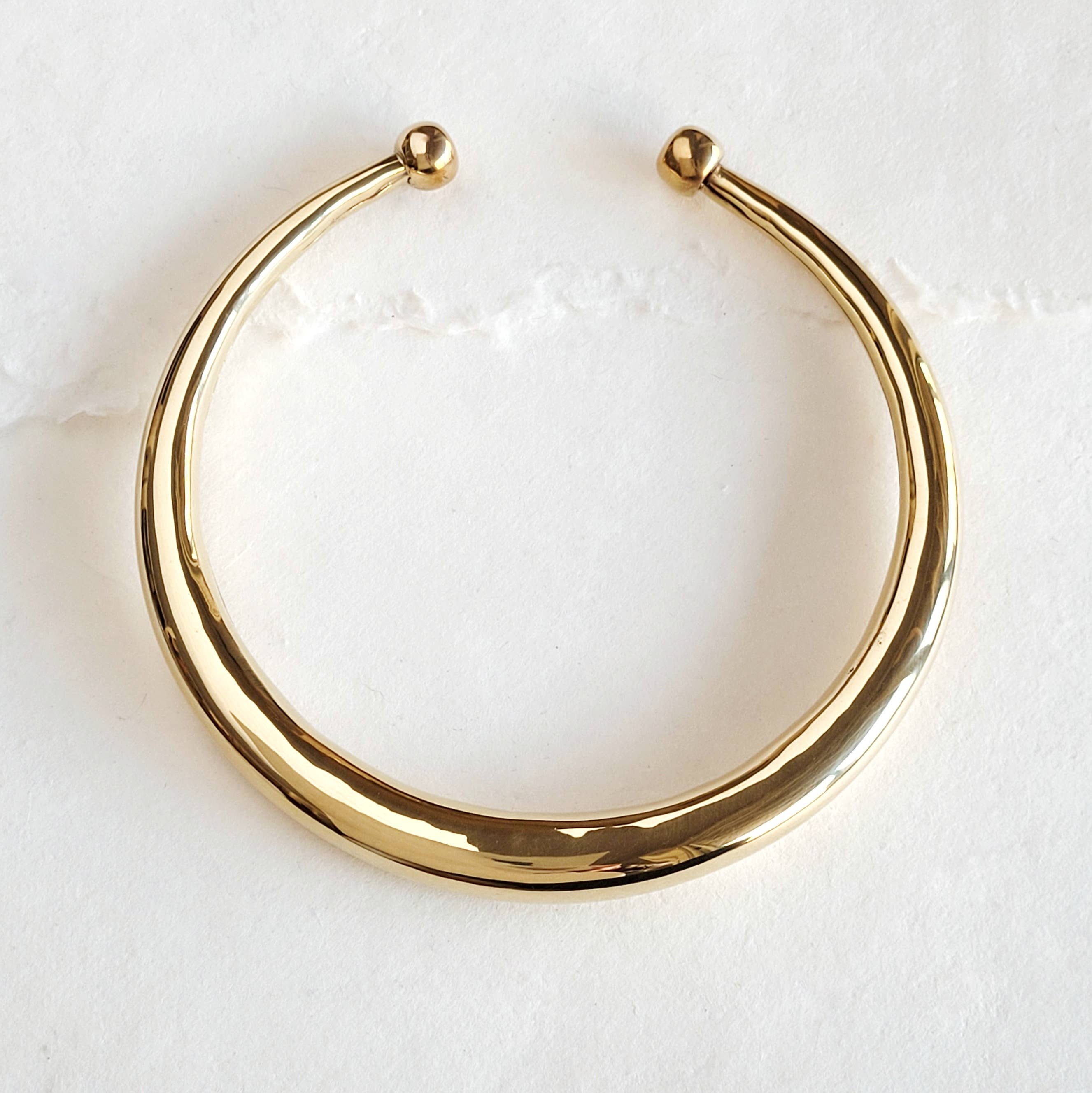 brass golden womens choker