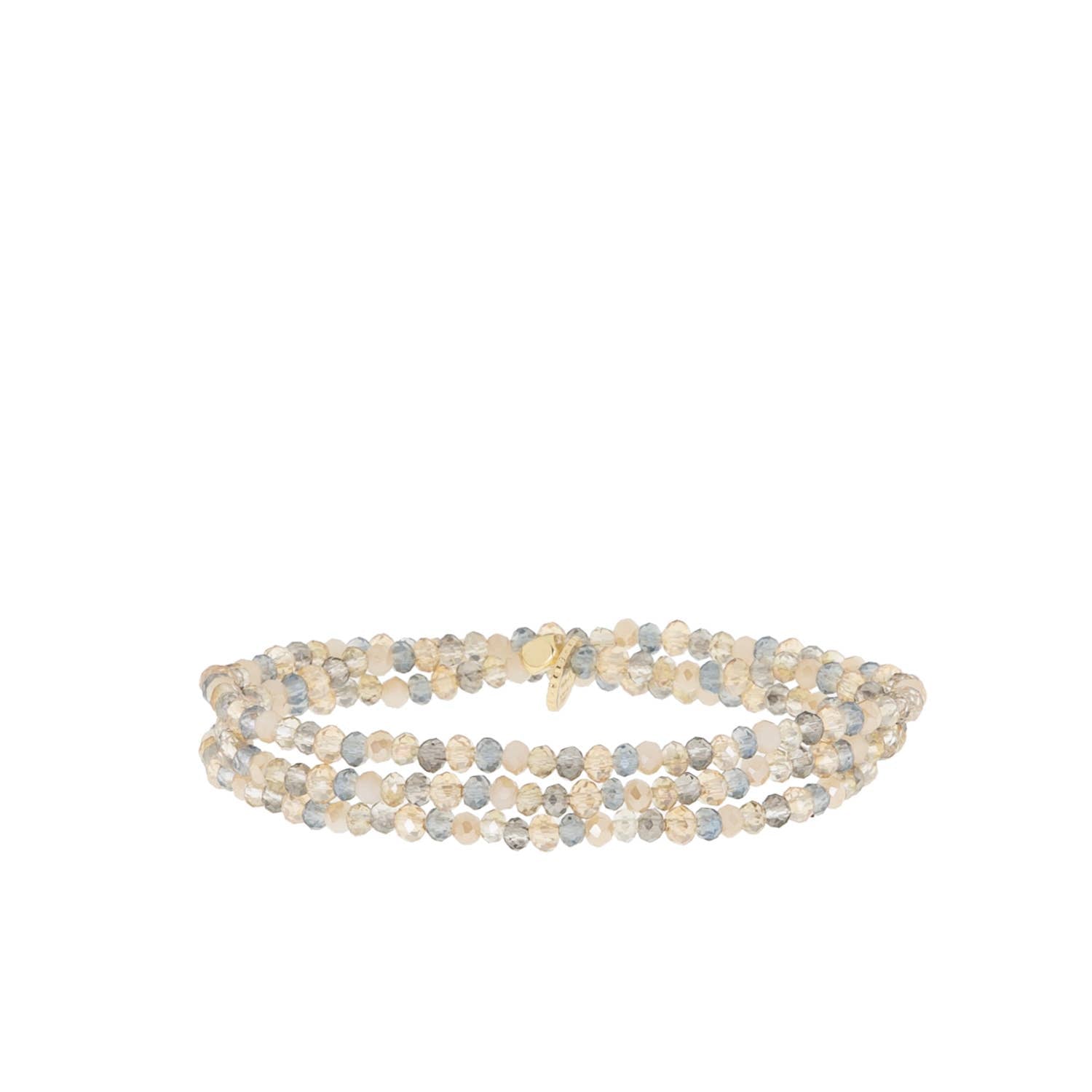 Crystal Beaded Wrap Bracelet