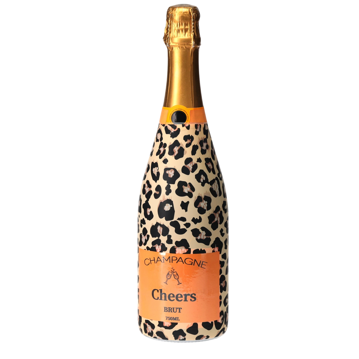 Leopard Champagne Bottle Wrap – Hostess Gift