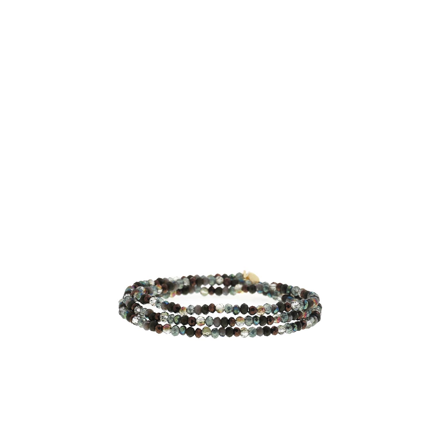 Crystal Beaded Wrap Bracelet