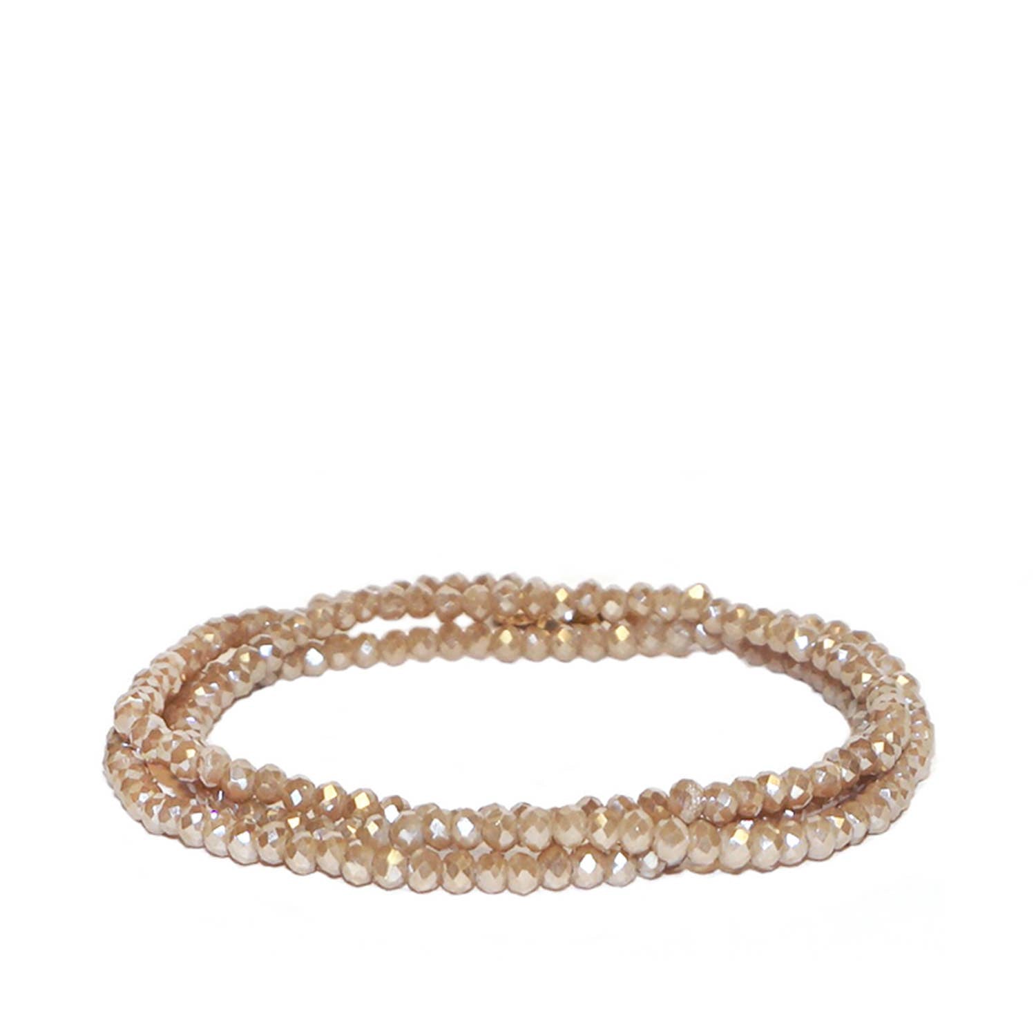 Crystal Beaded Wrap Bracelet