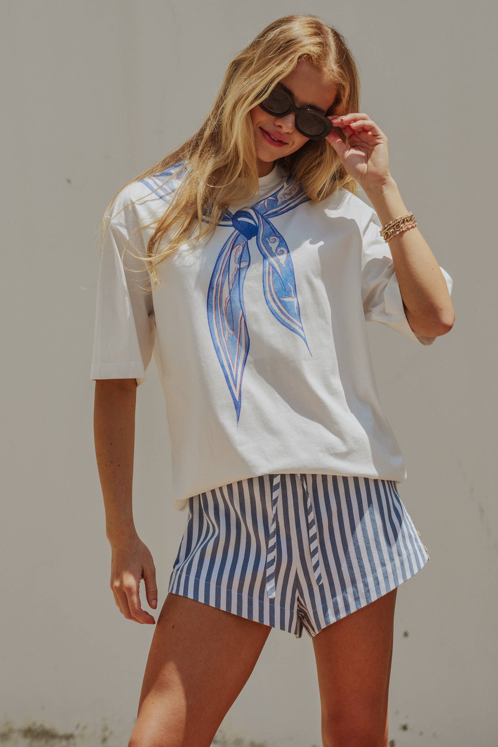 Nautical Printed Bandana Tee
