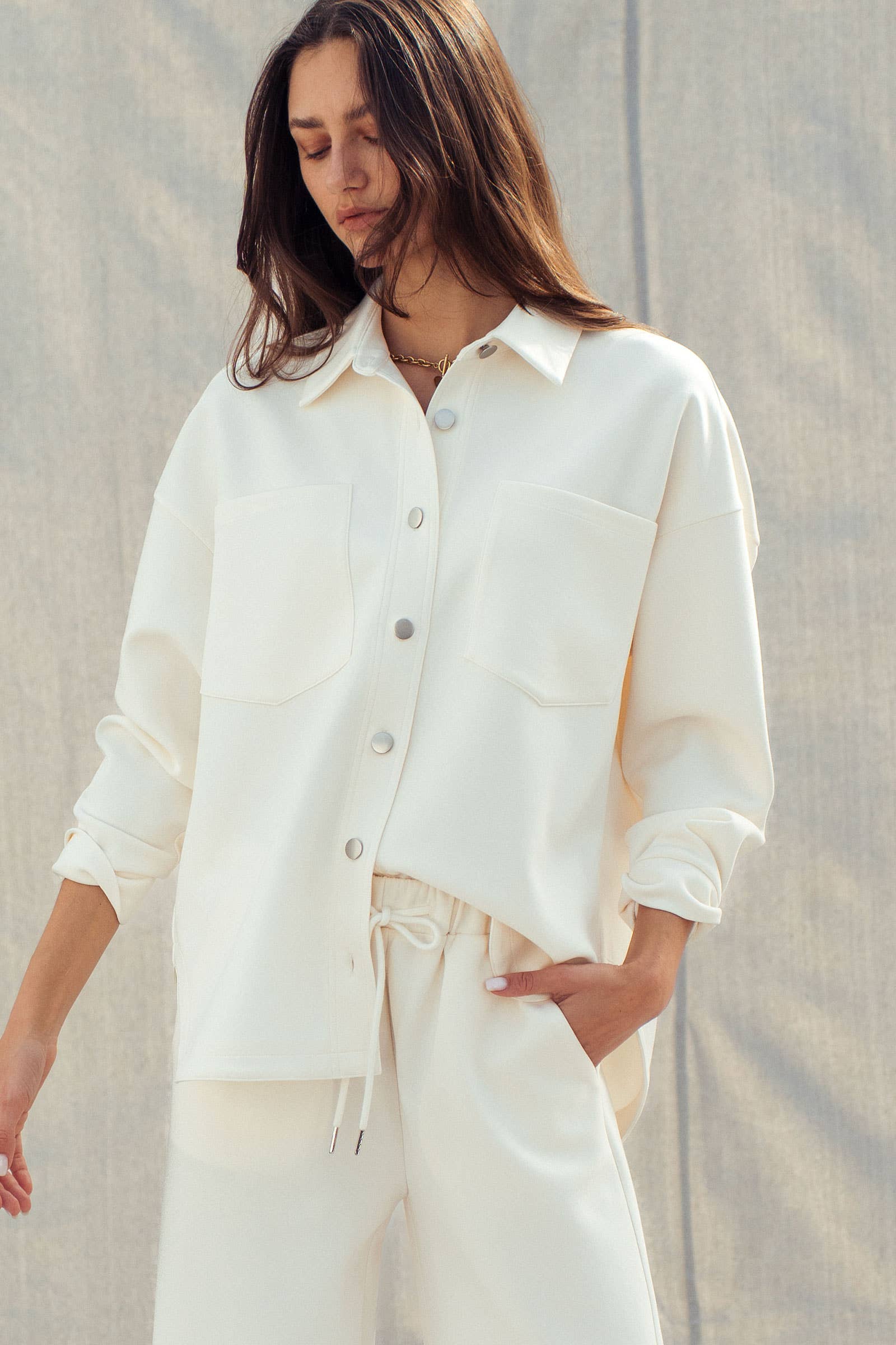Cotton Shirt Jacket