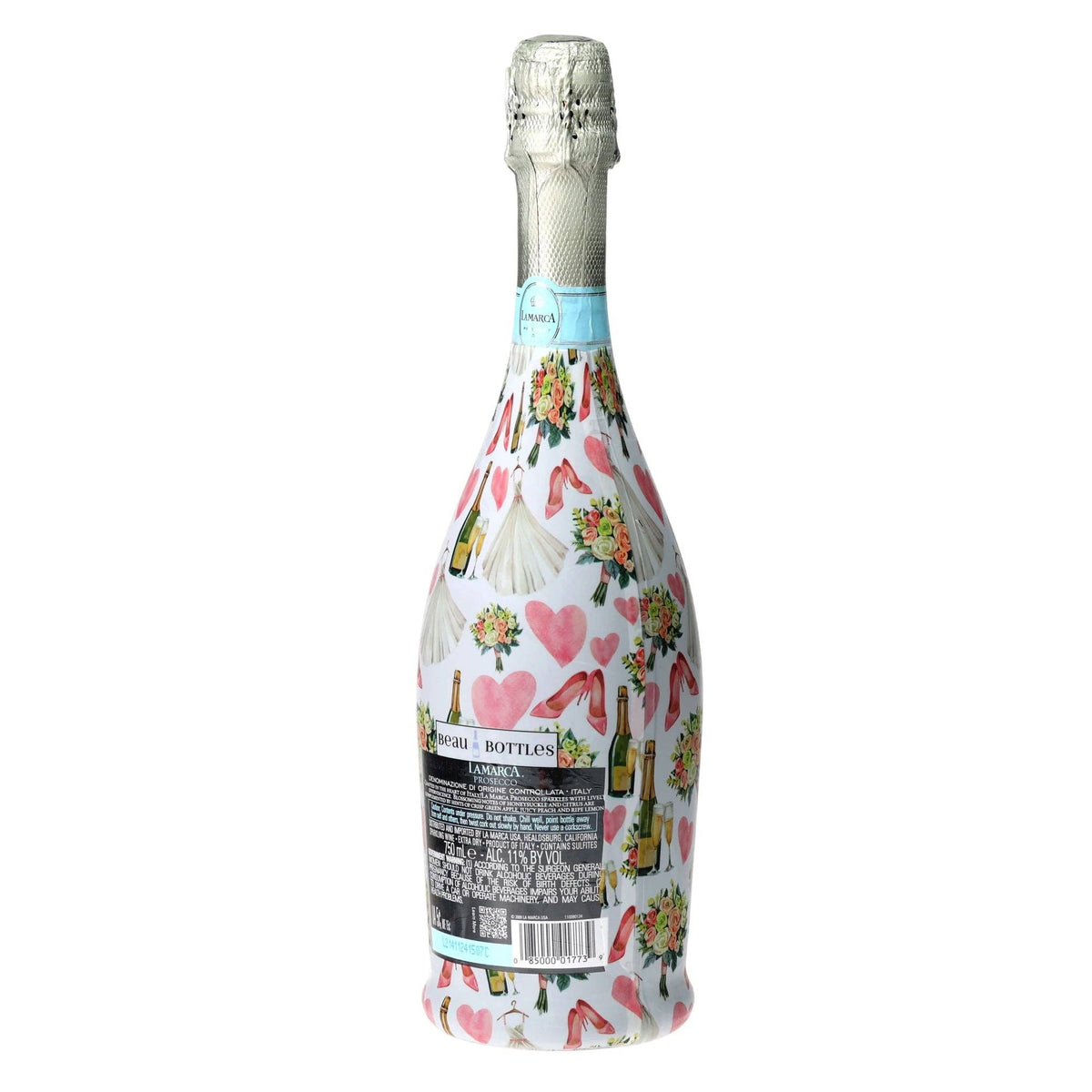 Wedding Prosecco Bottle Wrap – Bridal Shower Gift