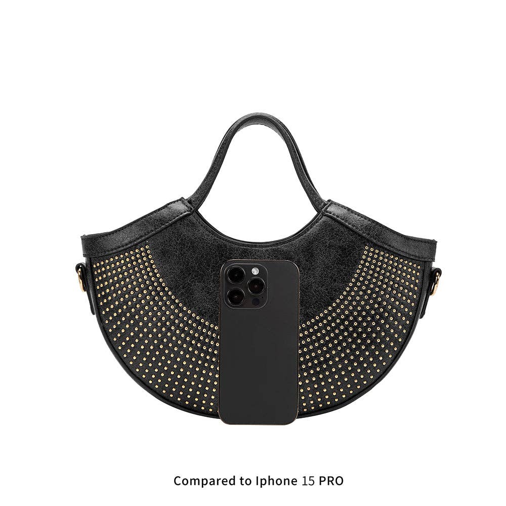 Kaylee Saddle Recycled Vegan Top Handle Bag