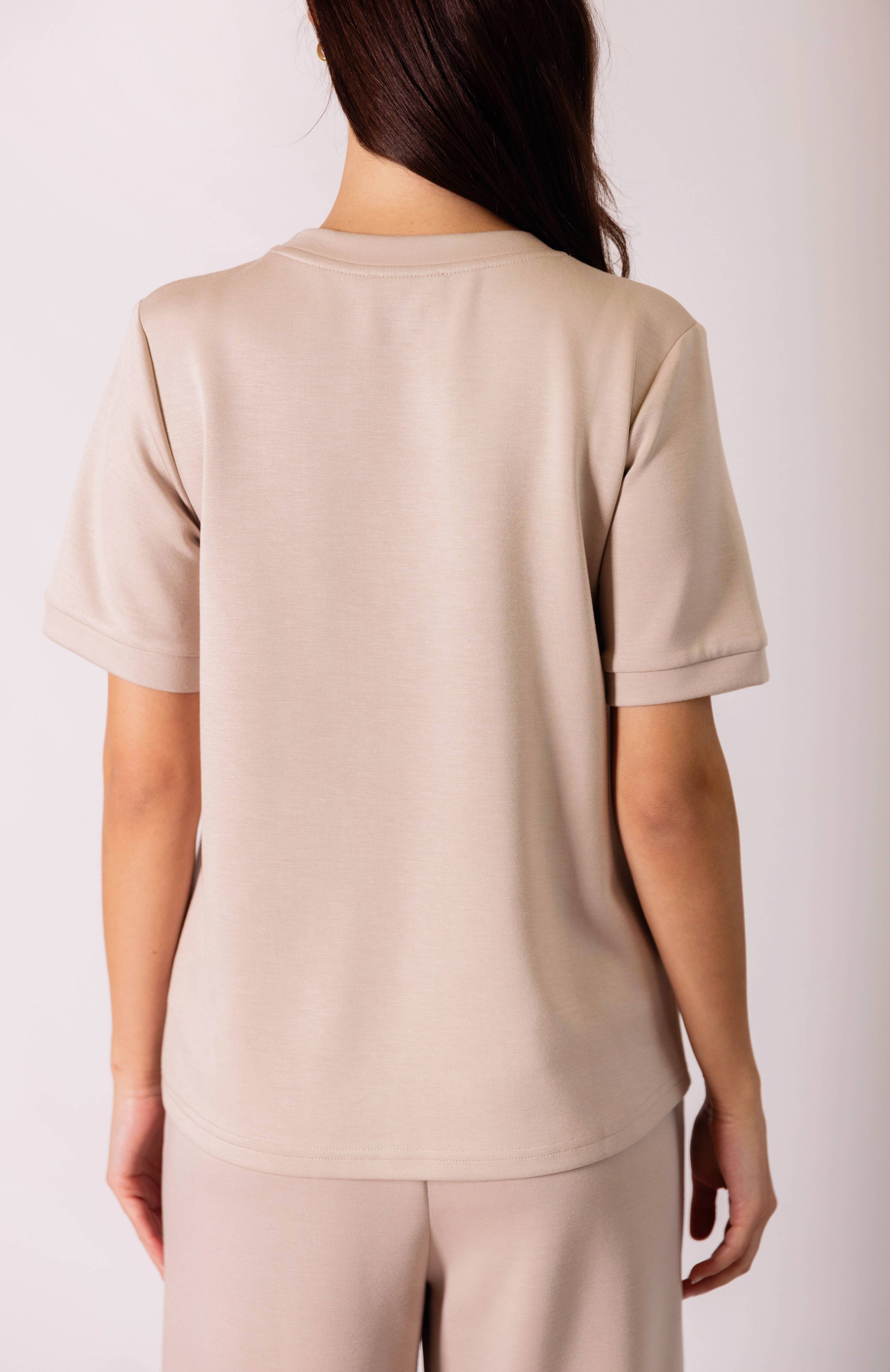 Modal Round Neck Short Sleeve Tee