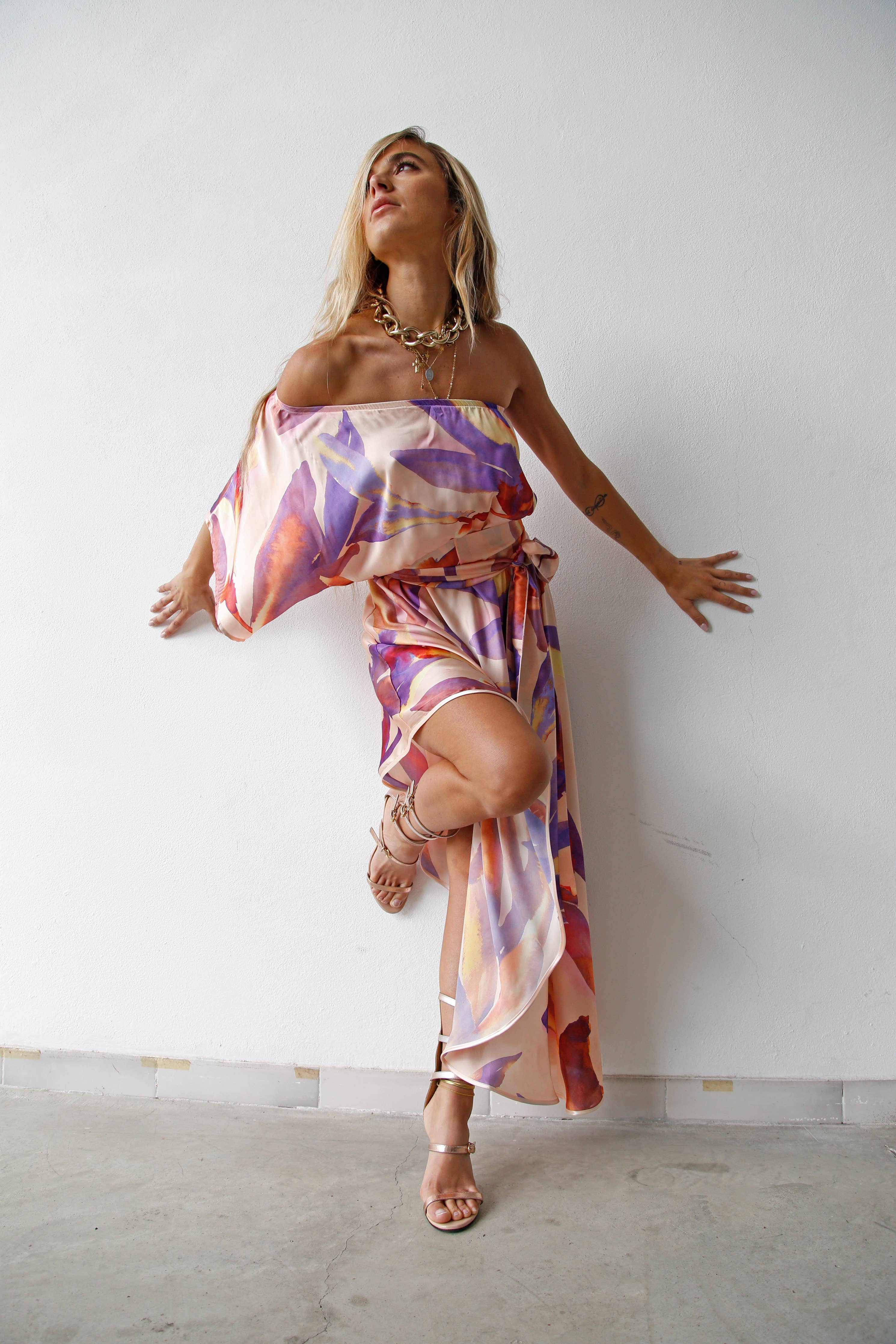 Watercolors in Motion Dress