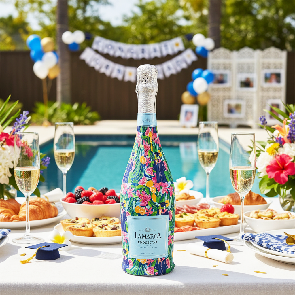 Graduation Prosecco Bottle Wrap – Grad Gift