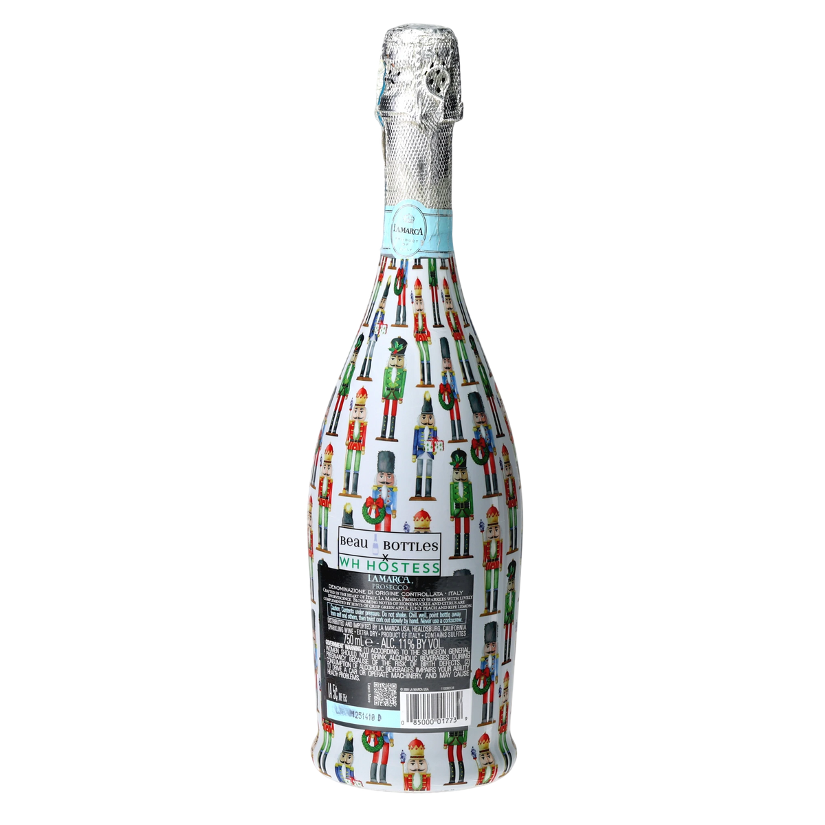 Nutcracker Prosecco Bottle Wrap – Christmas Hostess Gift