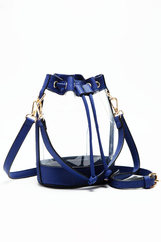 Clear Crossbody Stadium Bucket Bag