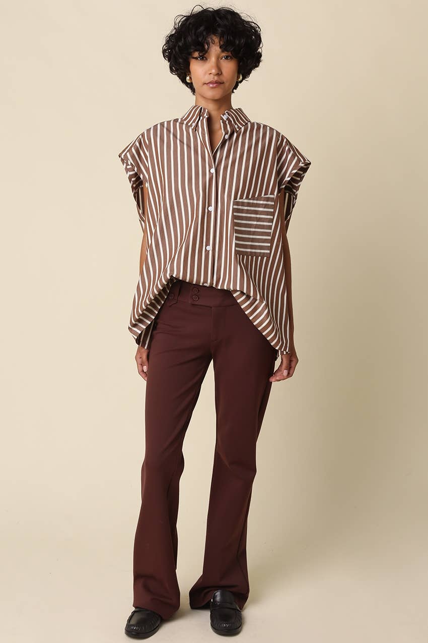 Hunter Stripe Oversized Shirt