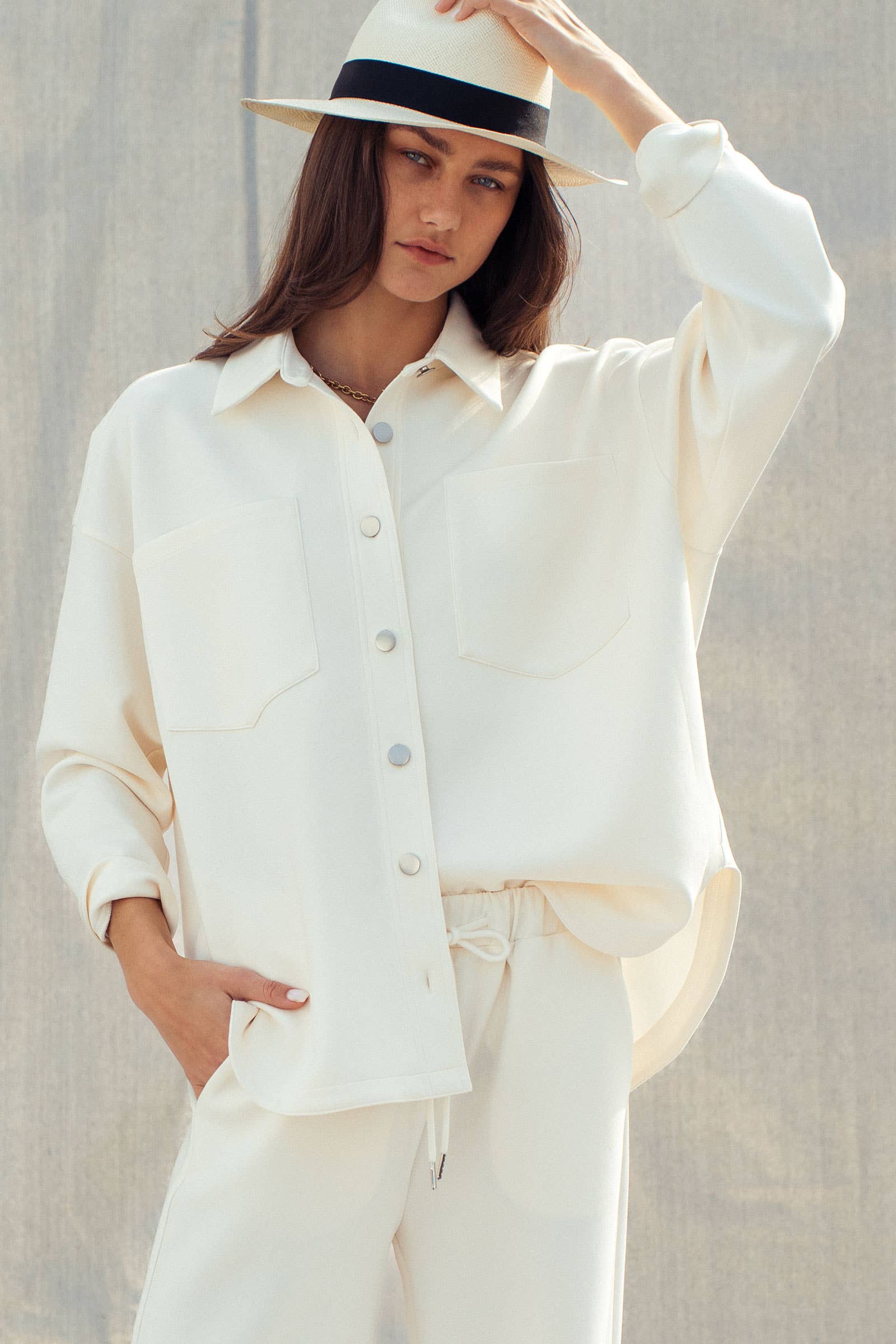 Cotton Shirt Jacket