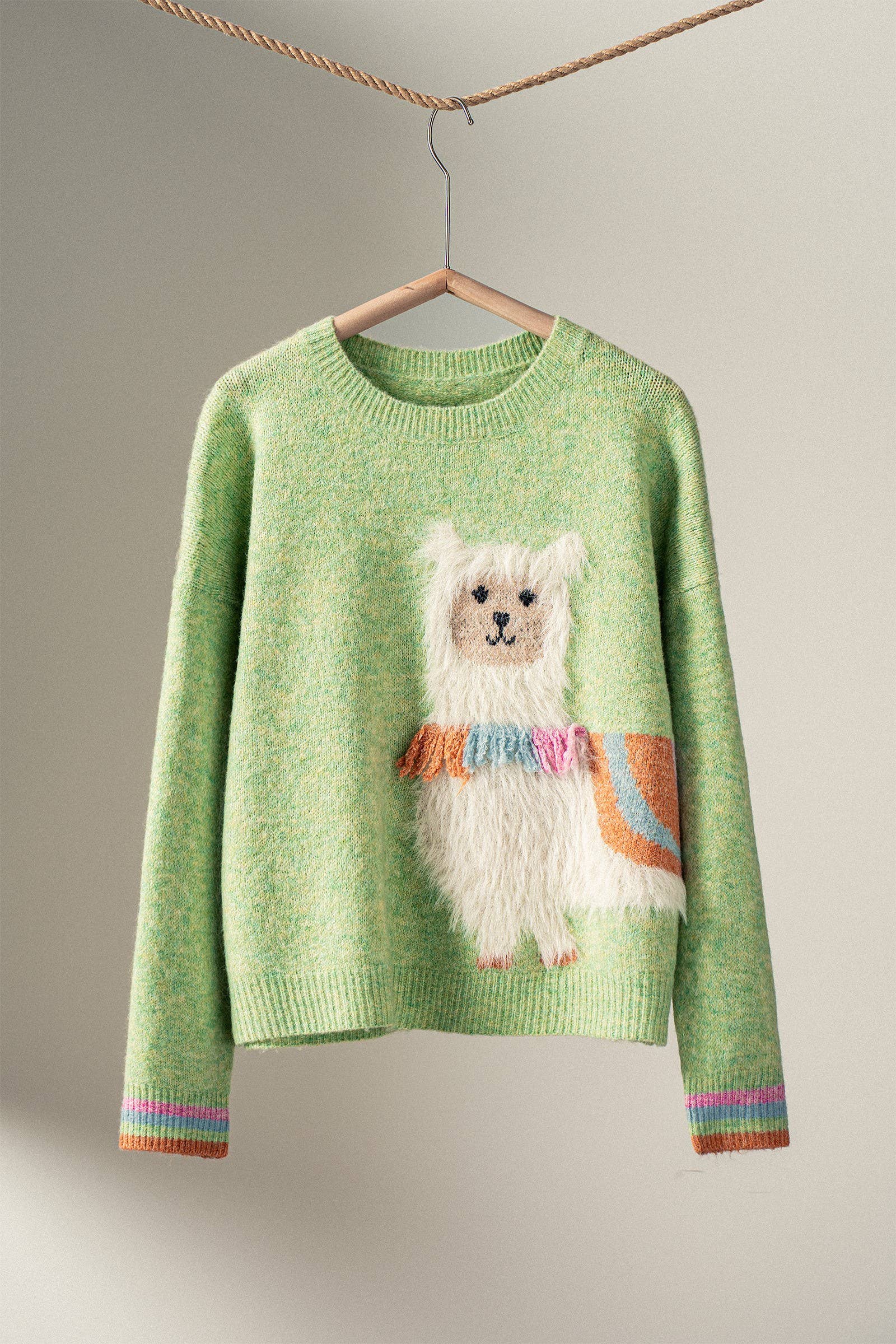 alpaca knit whimsical womens sweater