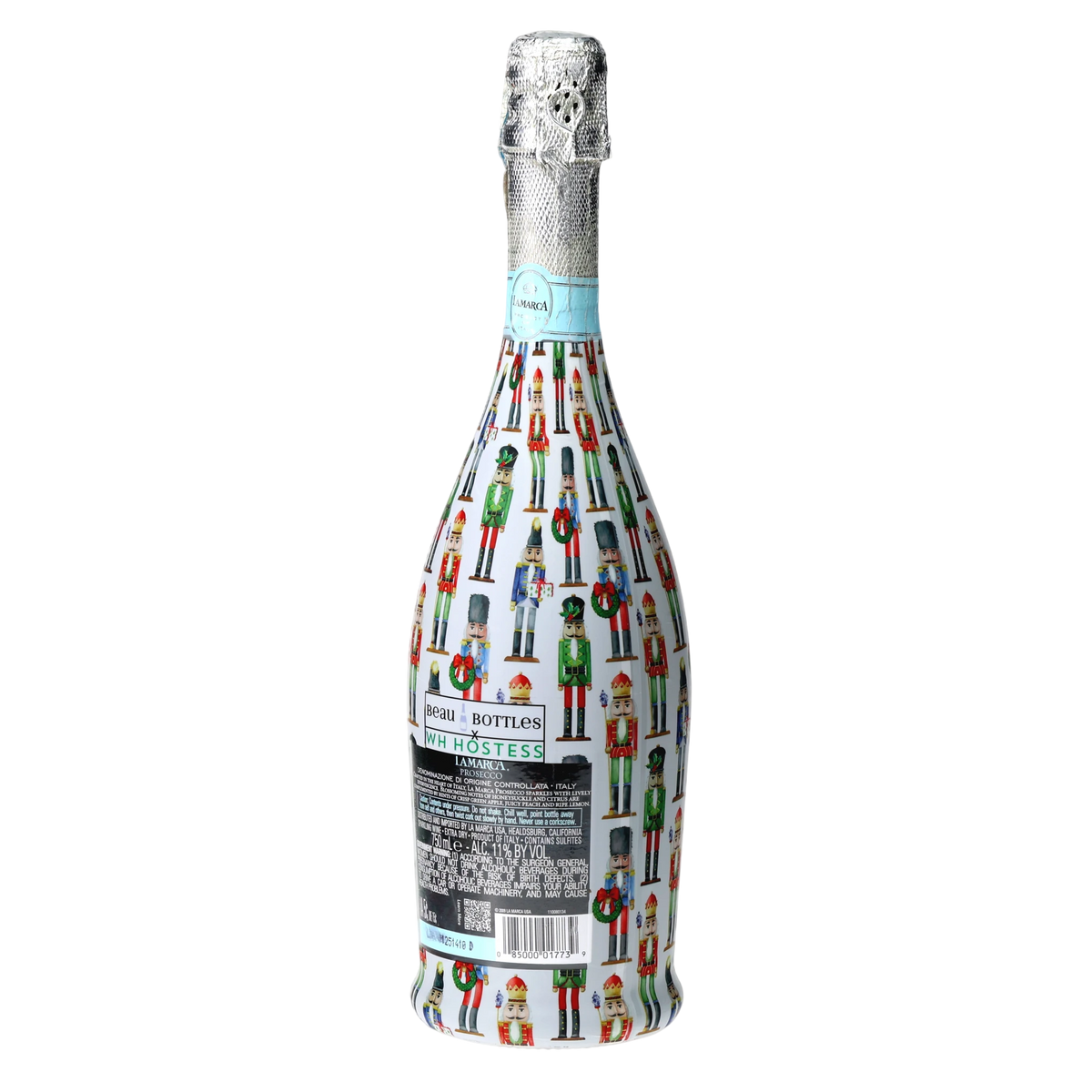 Nutcracker Prosecco Bottle Wrap – Christmas Hostess Gift