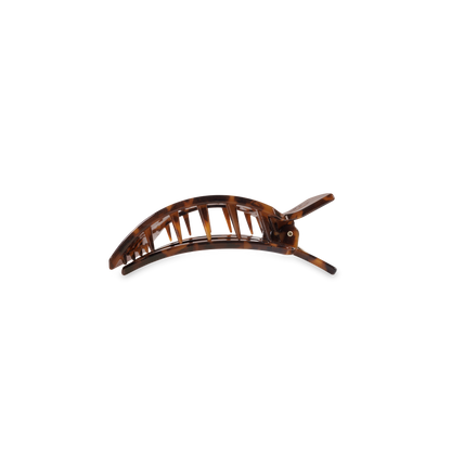 Square Flat Hair Clip | Small | Tortoise