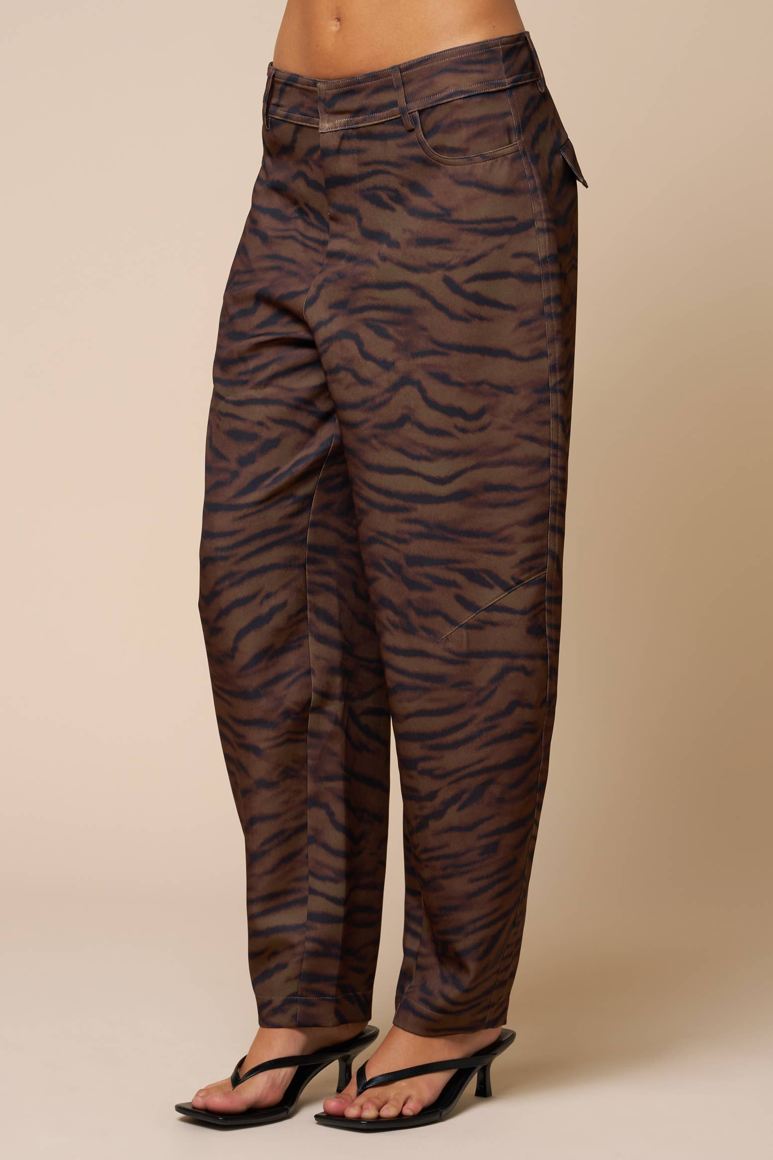 Leopard Print High Waisted Pants