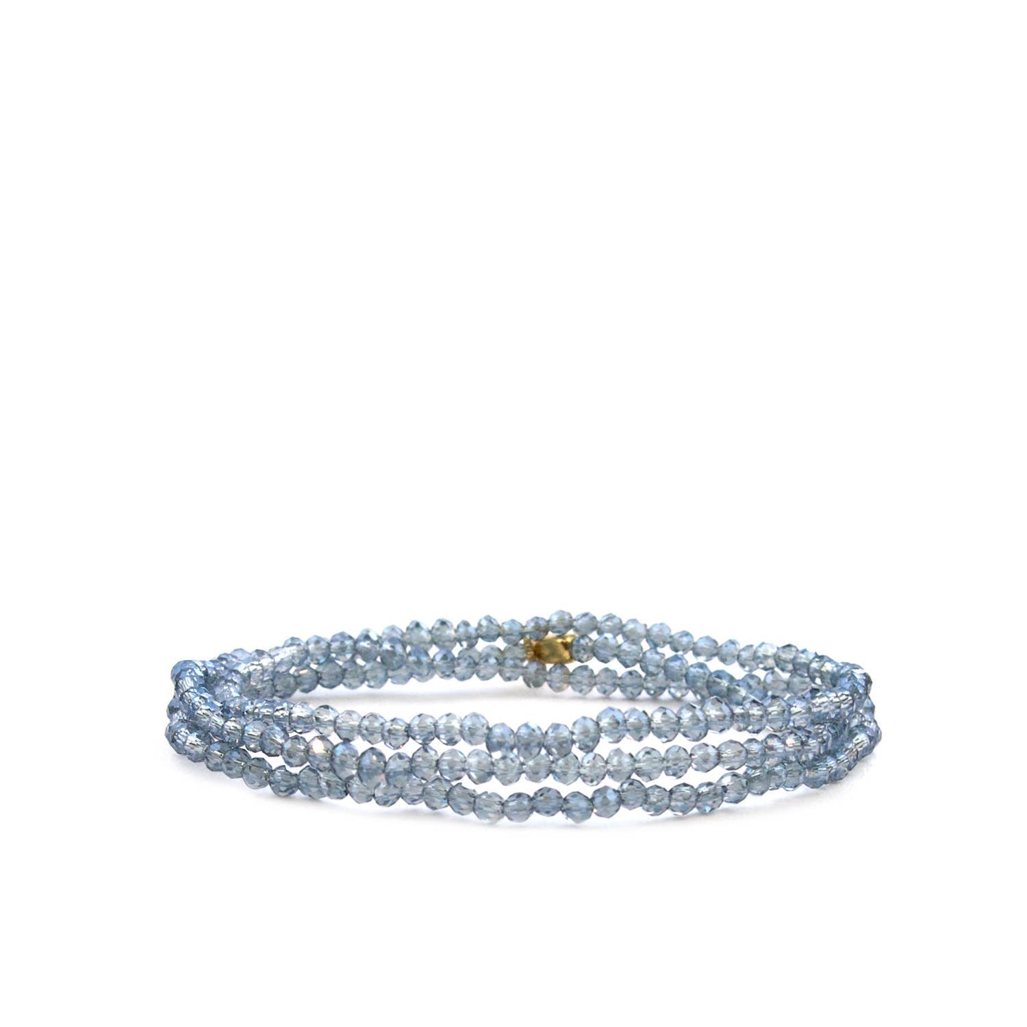 Crystal Beaded Wrap Bracelet