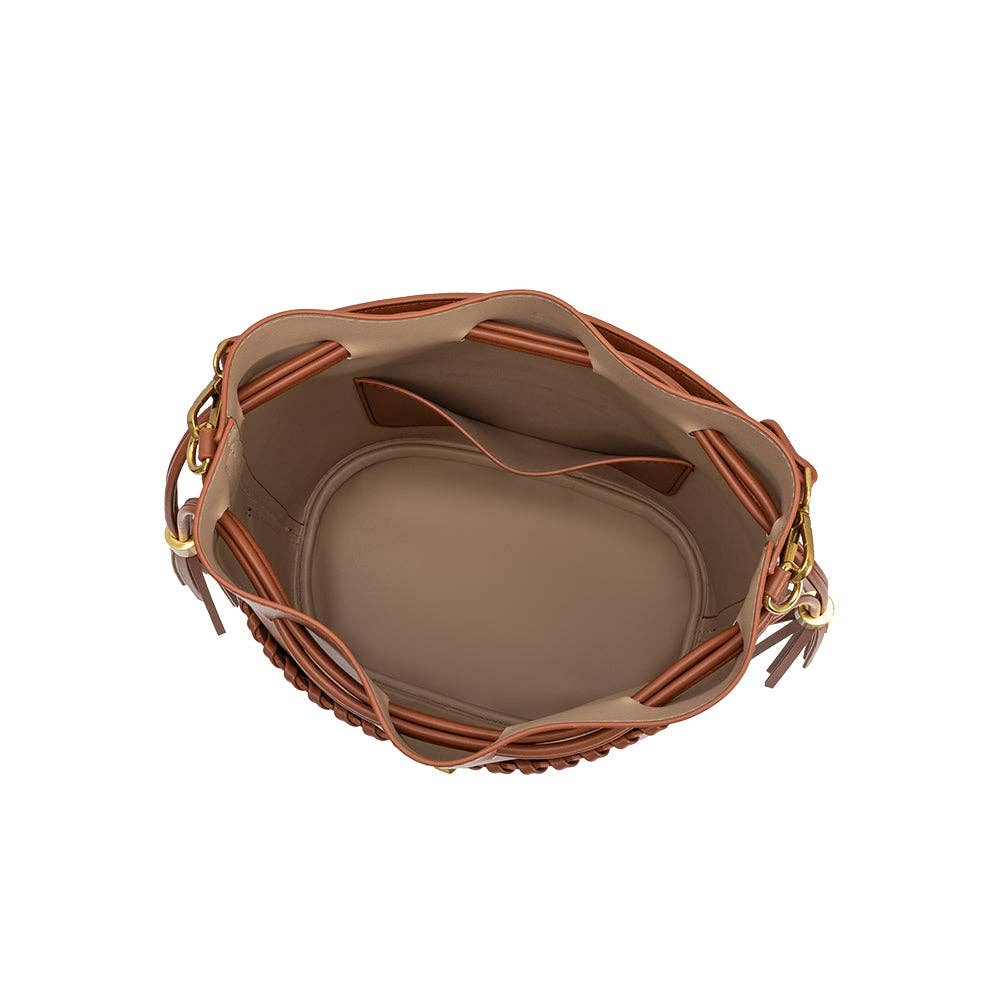 Janae Saddle Leather Top Handle Bag