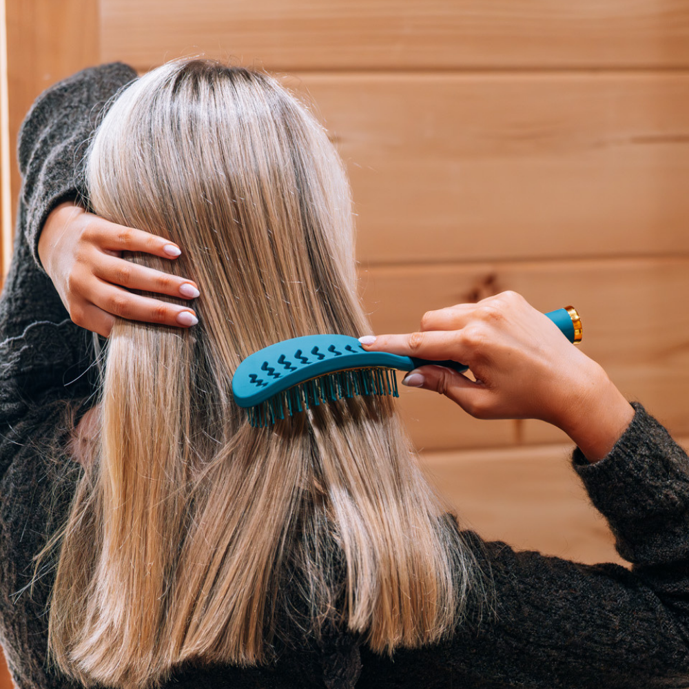 Teleties Vented | Teal With It | Full Size Brush